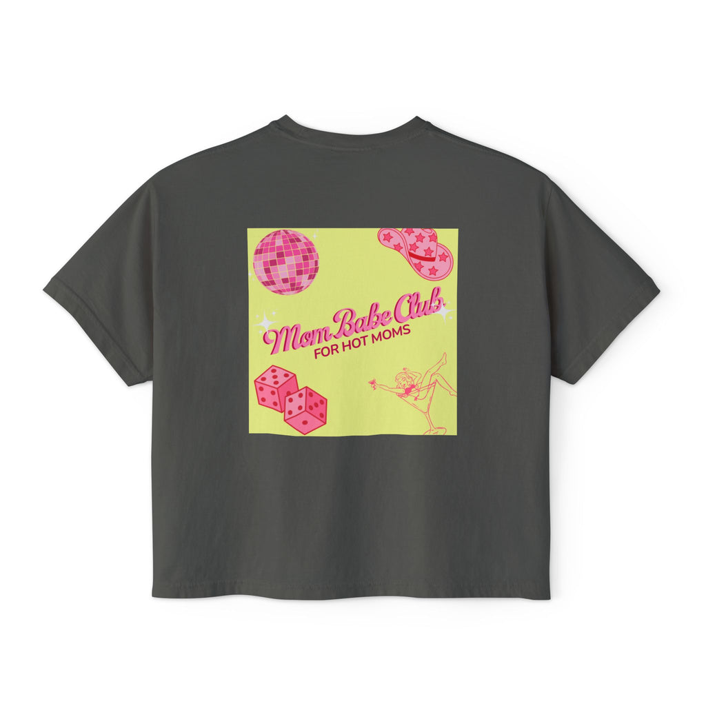 Mom Babe Club - For Hot Moms —  Pink Graphic Tee