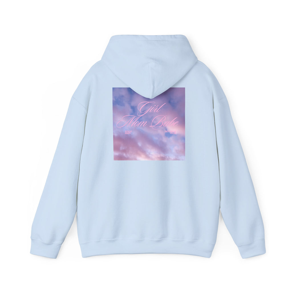Girl Mom Babe - Cloudy Graphic Hoodie