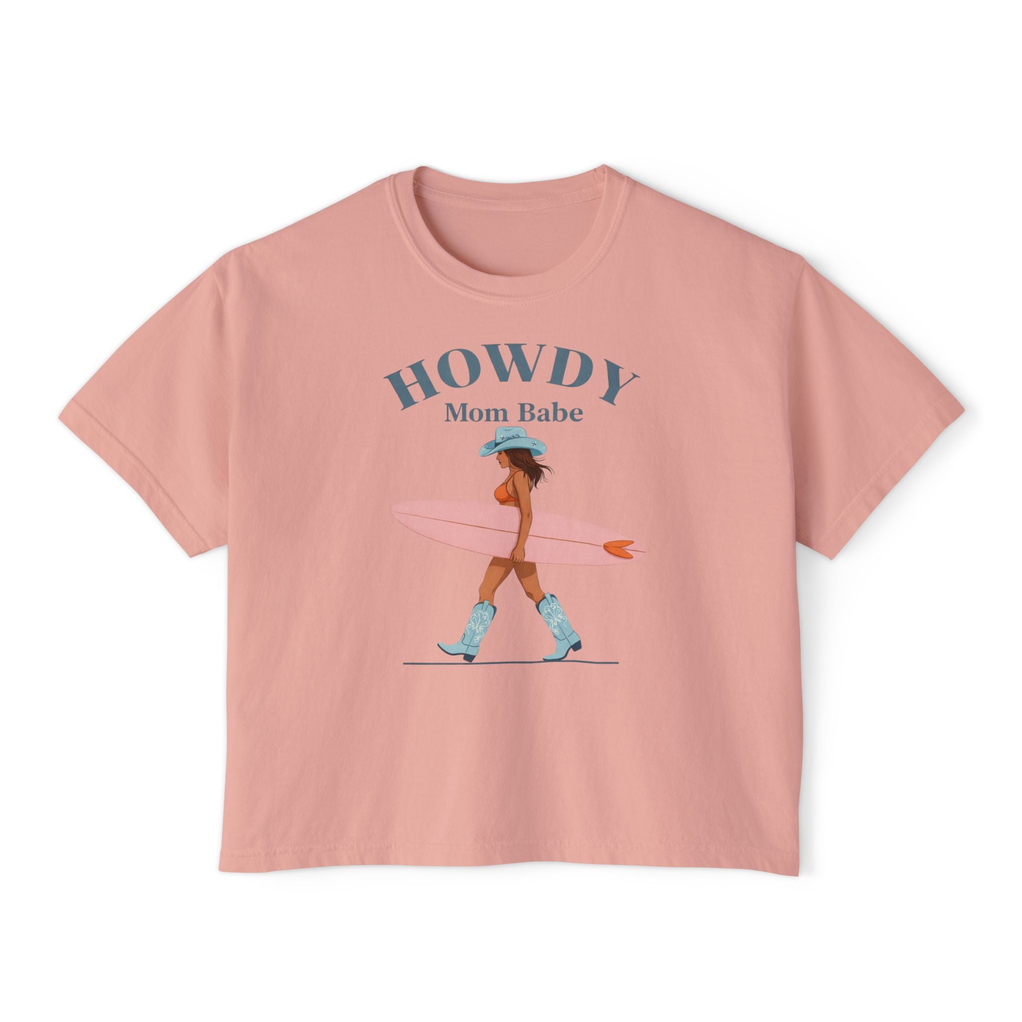 Howdy Mom Babe  — Surf Girl Graphic Tee