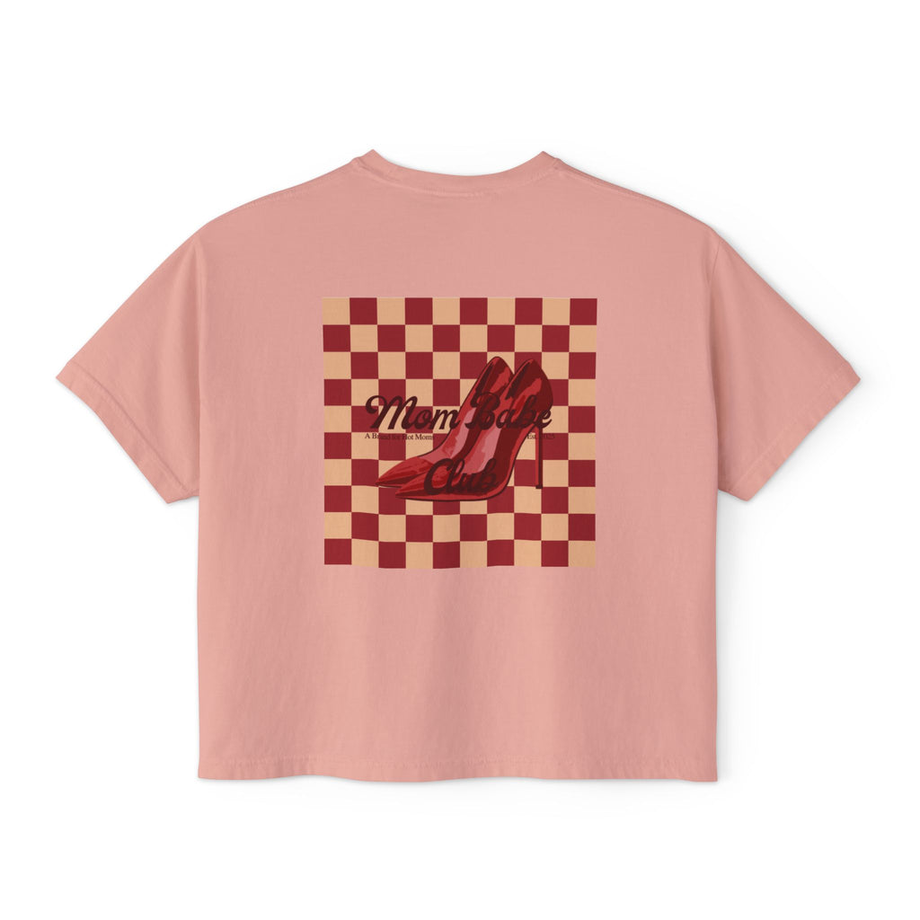 Mom Babe Club - For Hot Moms  Heel Graphic Tee