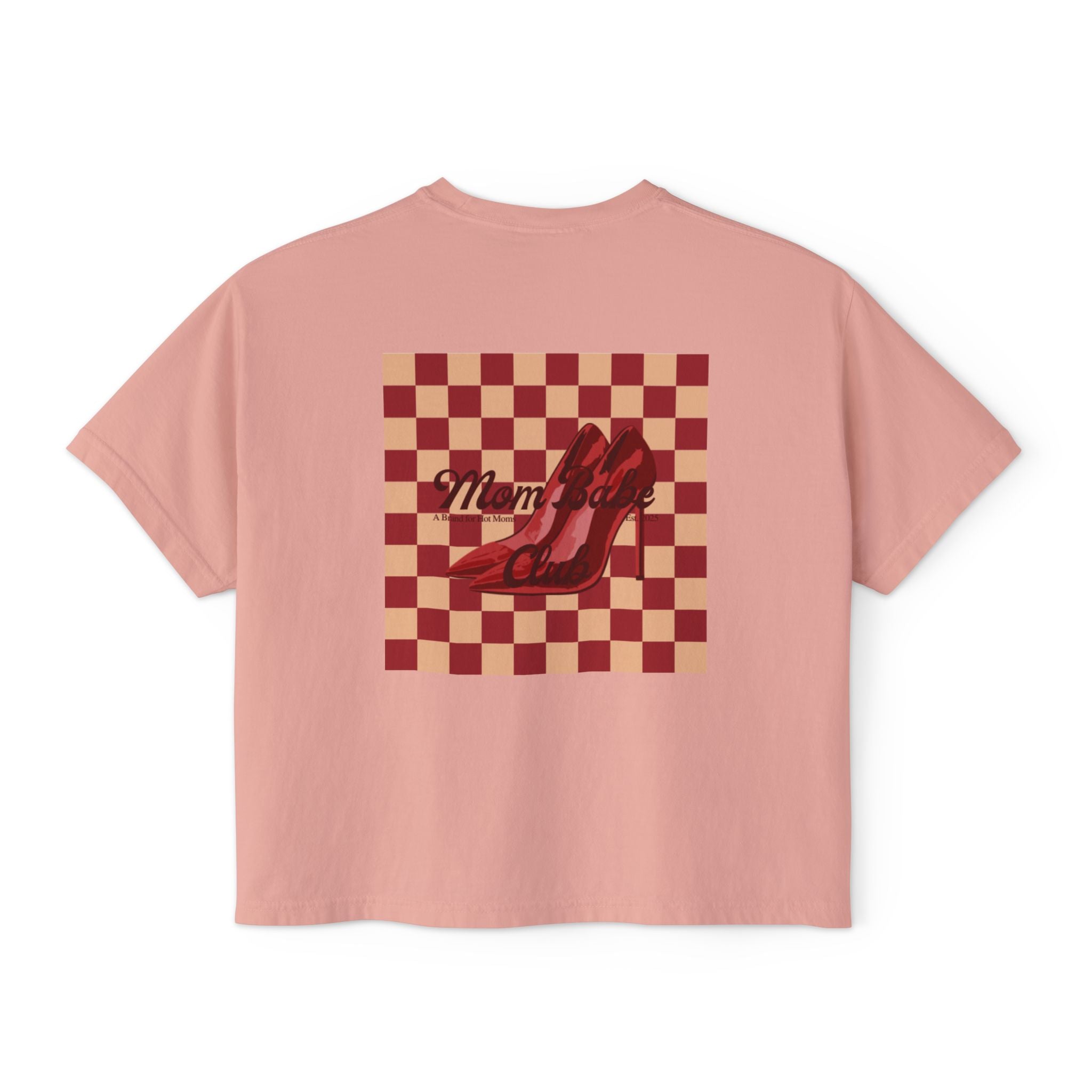 Mom Babe Club - For Hot Moms  Heel Graphic Tee