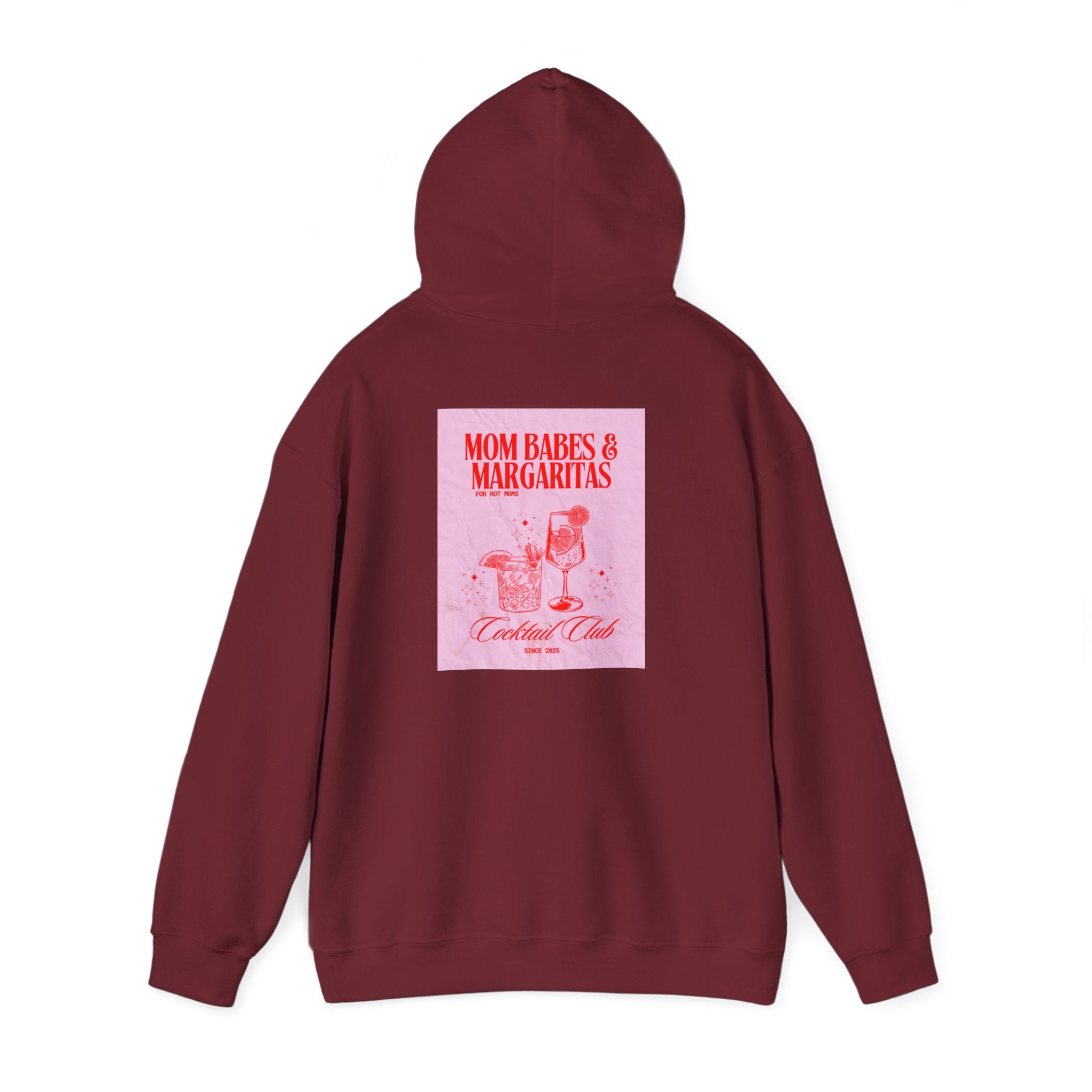 Mom Babes & Margaritas - Cocktail Club Graphic Hoodies