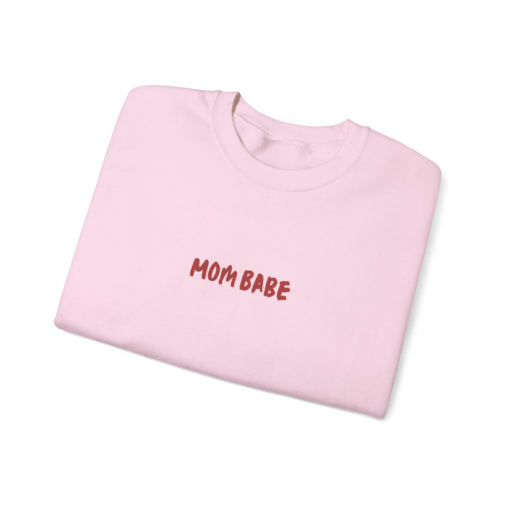 All Mom Babes Need - Graphic Check Sweatshirt