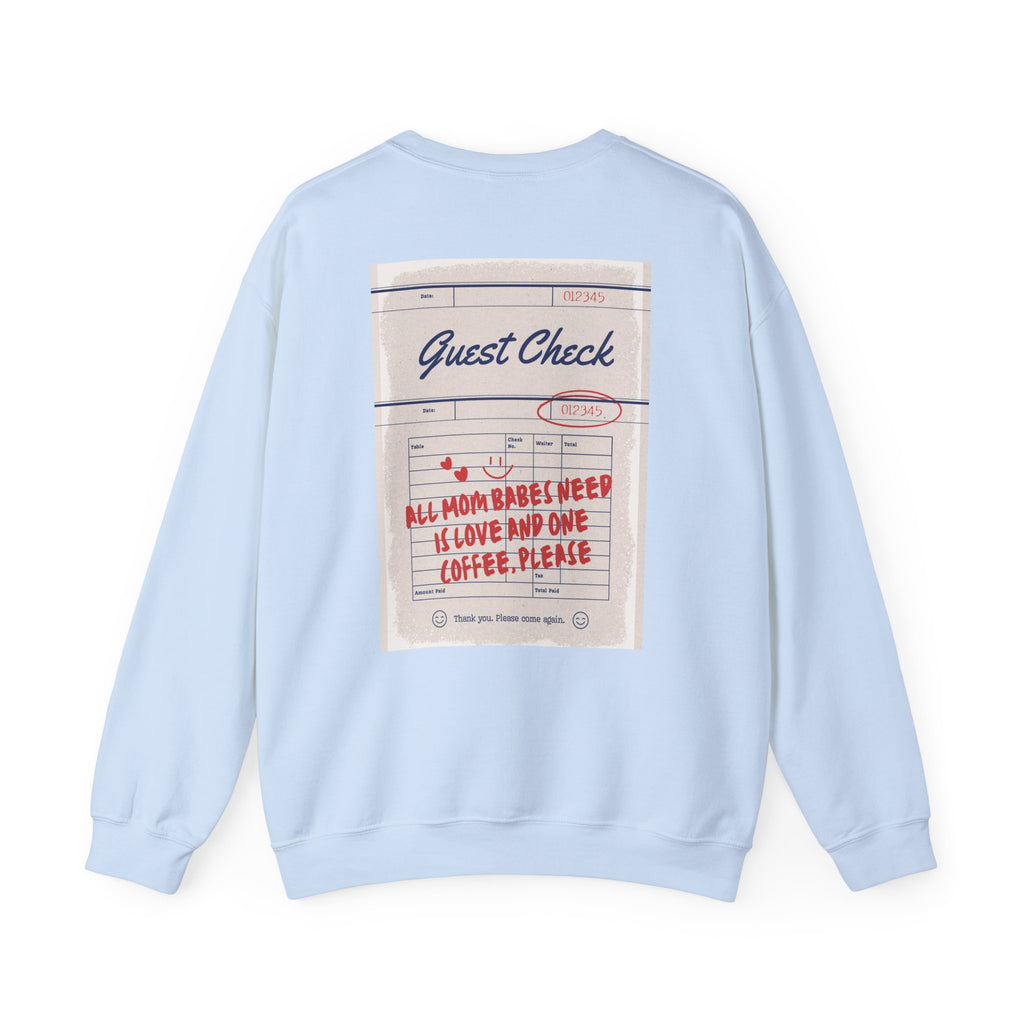 All Mom Babes Need - Graphic Check Sweatshirt