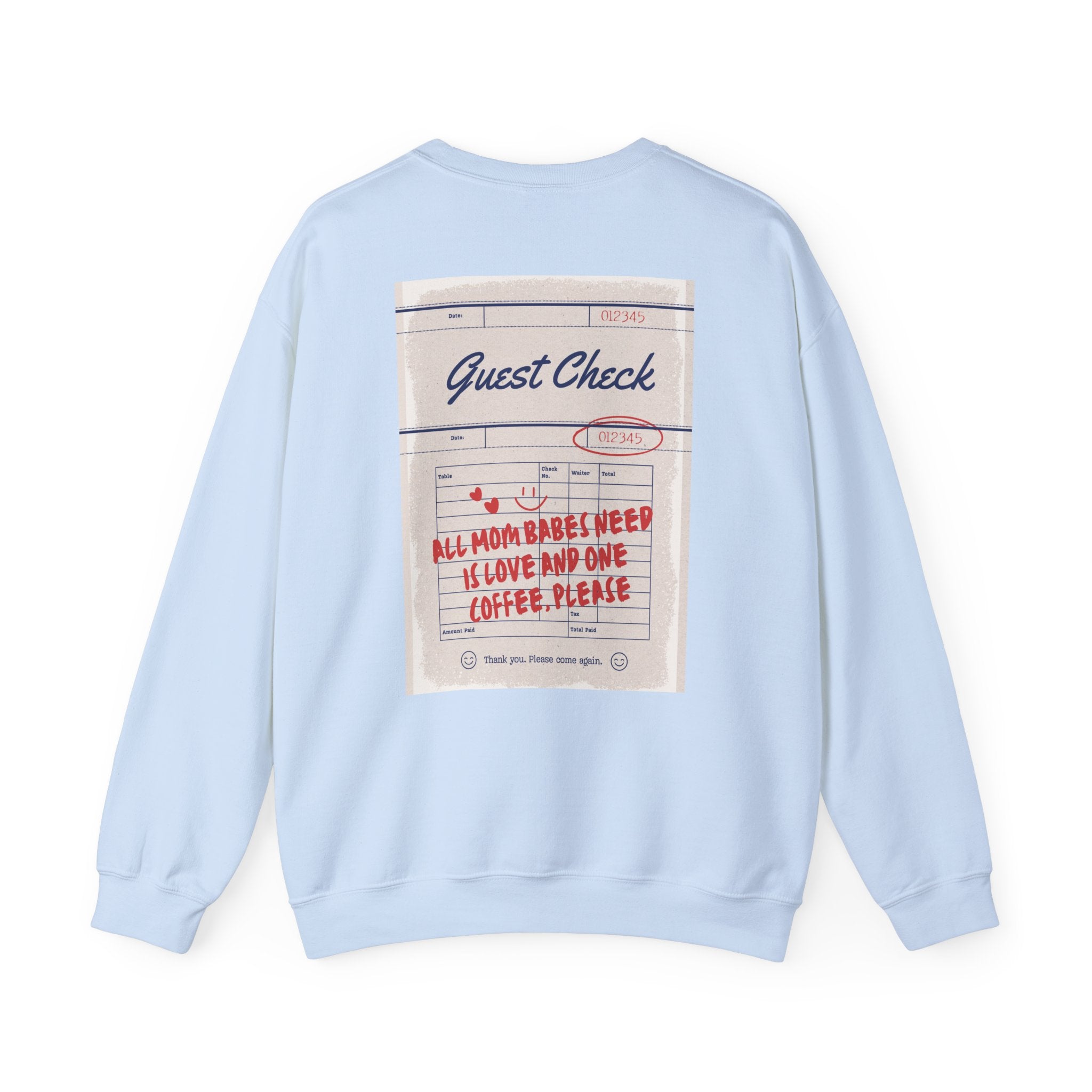 All Mom Babes Need - Graphic Check Sweatshirt