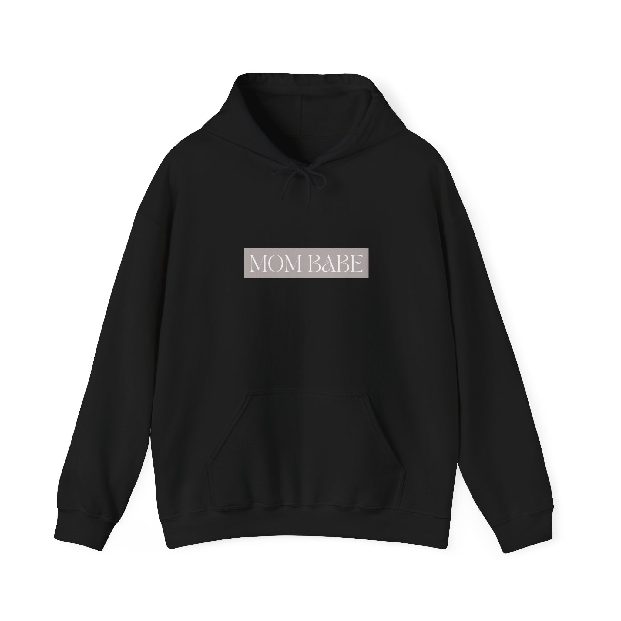 Pilates Mom Babe Club — Workout Graphic Hoodie (White Print)