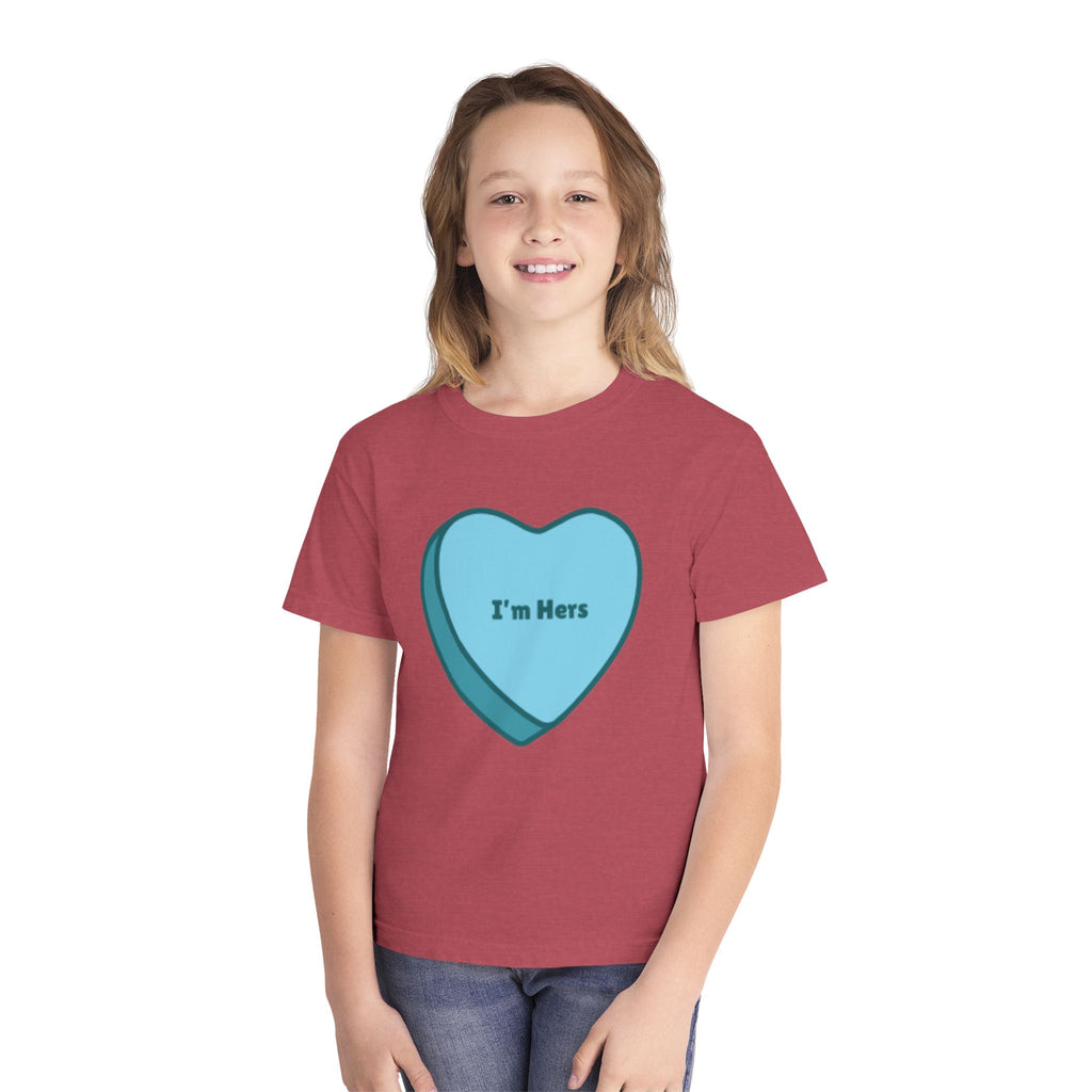 Children's - I'm Hers - Conversation Heart Graphic Tee