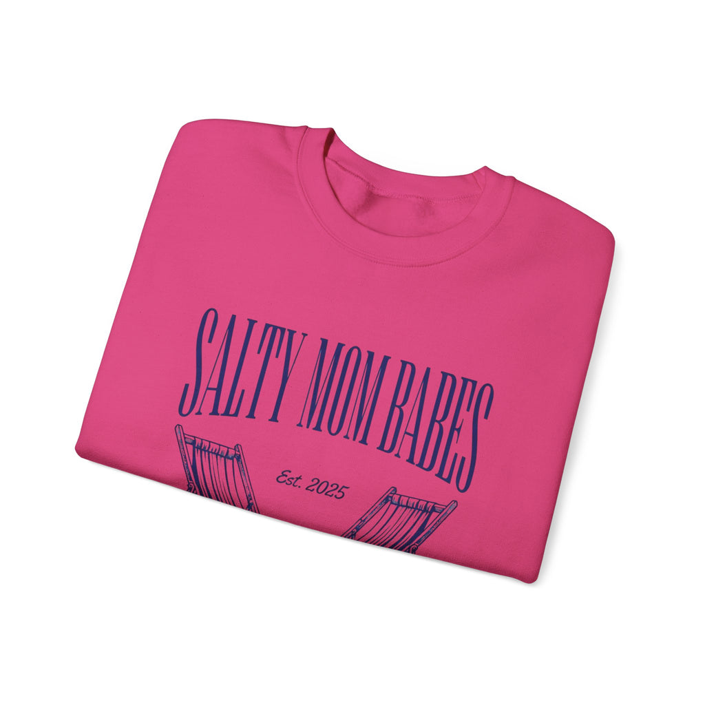 Salty Mom Babes Beach Club- Girls Just Wanna Have Sun Graphic Sweatshirt