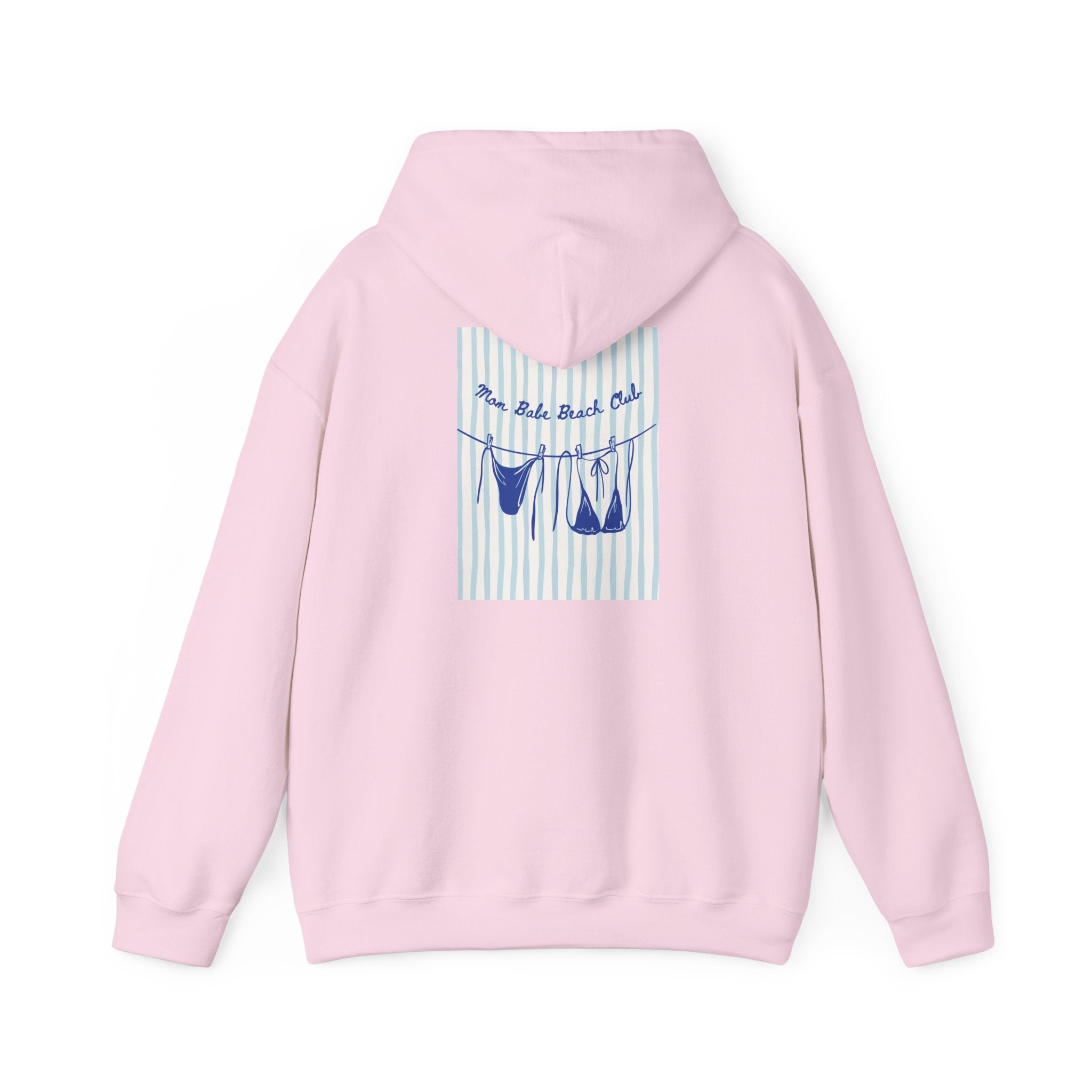 Mom Babe Beach Club - Bikini Graphic Hoodie