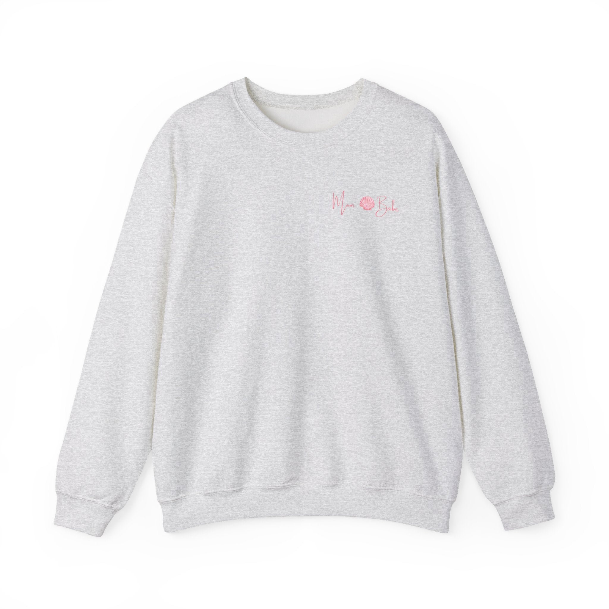 Beach Mom Babe - Pastel Shell Graphic Sweatshirt
