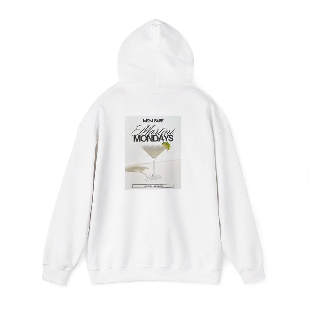 Mom Babe Martini Mondays Hot Moms Like it Dirty - Martini Graphic Hoodie
