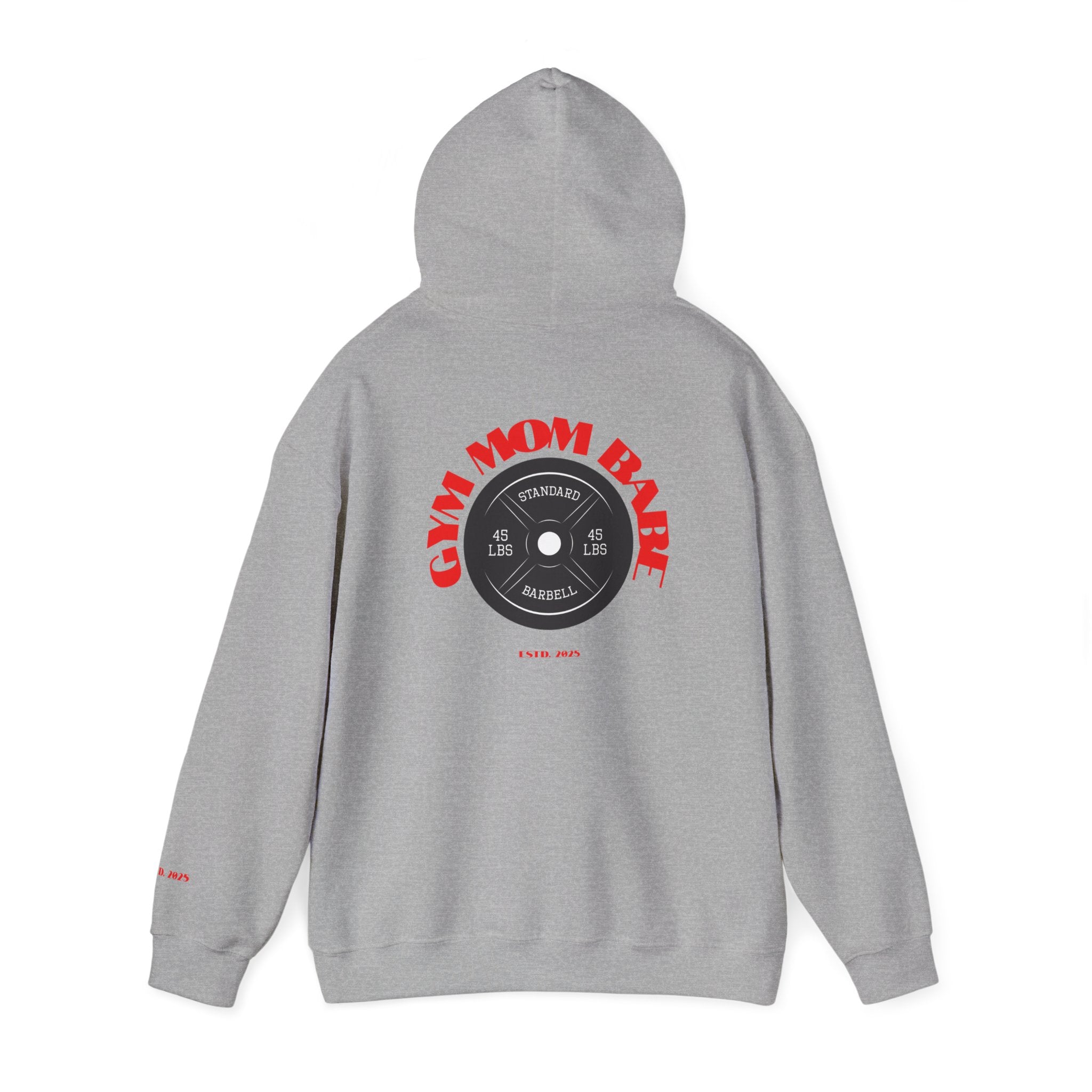 Gym Mom Babe - Weight Graphic Hoodie