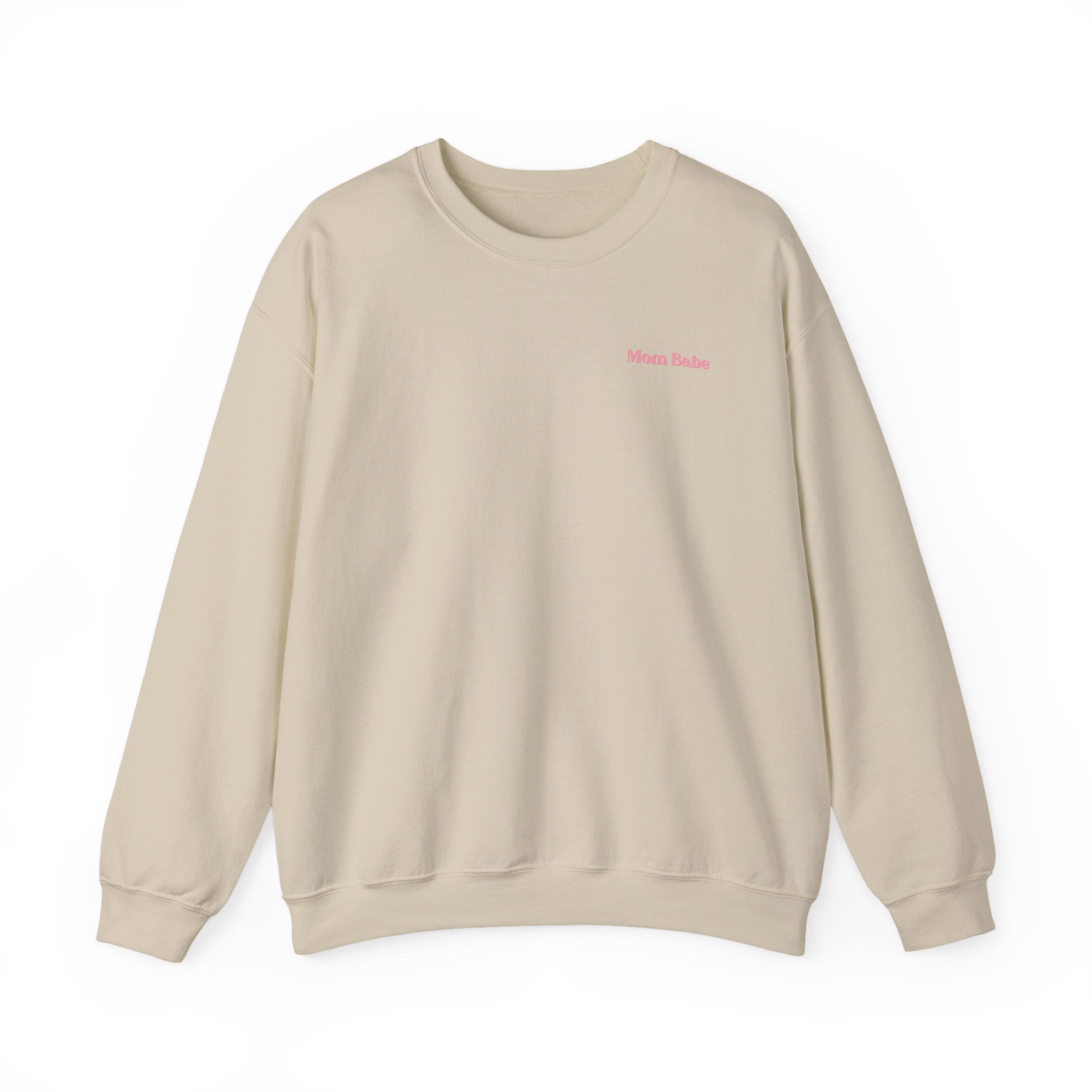 Do It For The Plot Mom Babe - Striped Graphic Sweatshirt