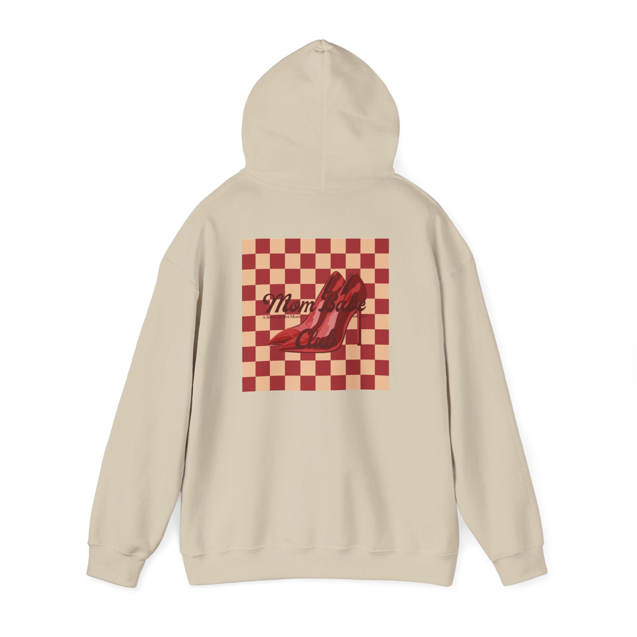 Mom Babe Club - For Hot Moms Heel Graphic Hoodie