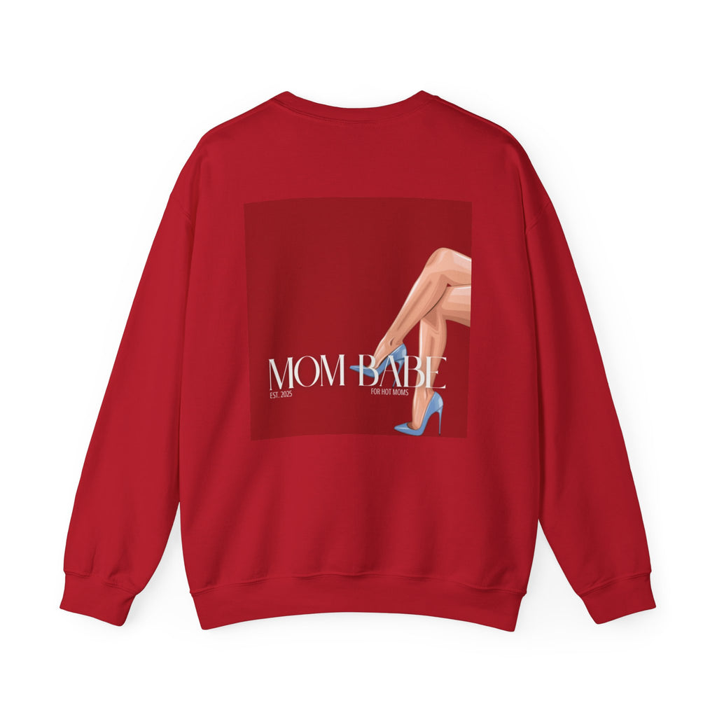 Mom Babe For Hot Moms - Blue Heels Graphic Sweatshirt