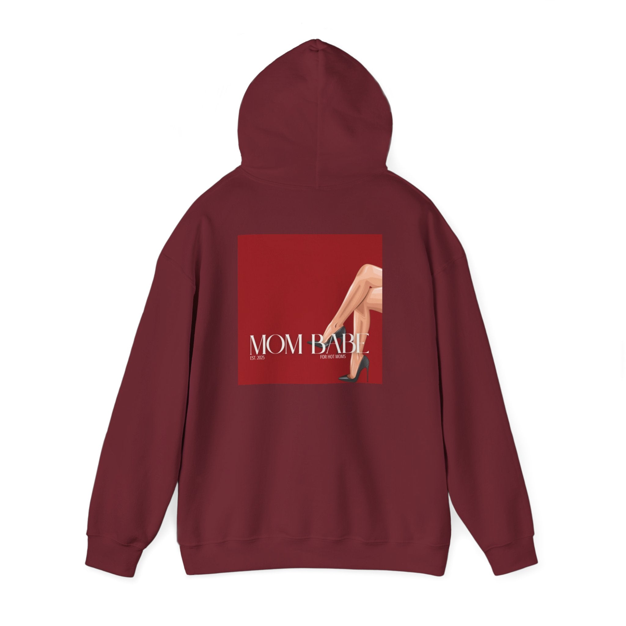 Mom Babe For Hot Moms - Black Heels Graphic Hoodie