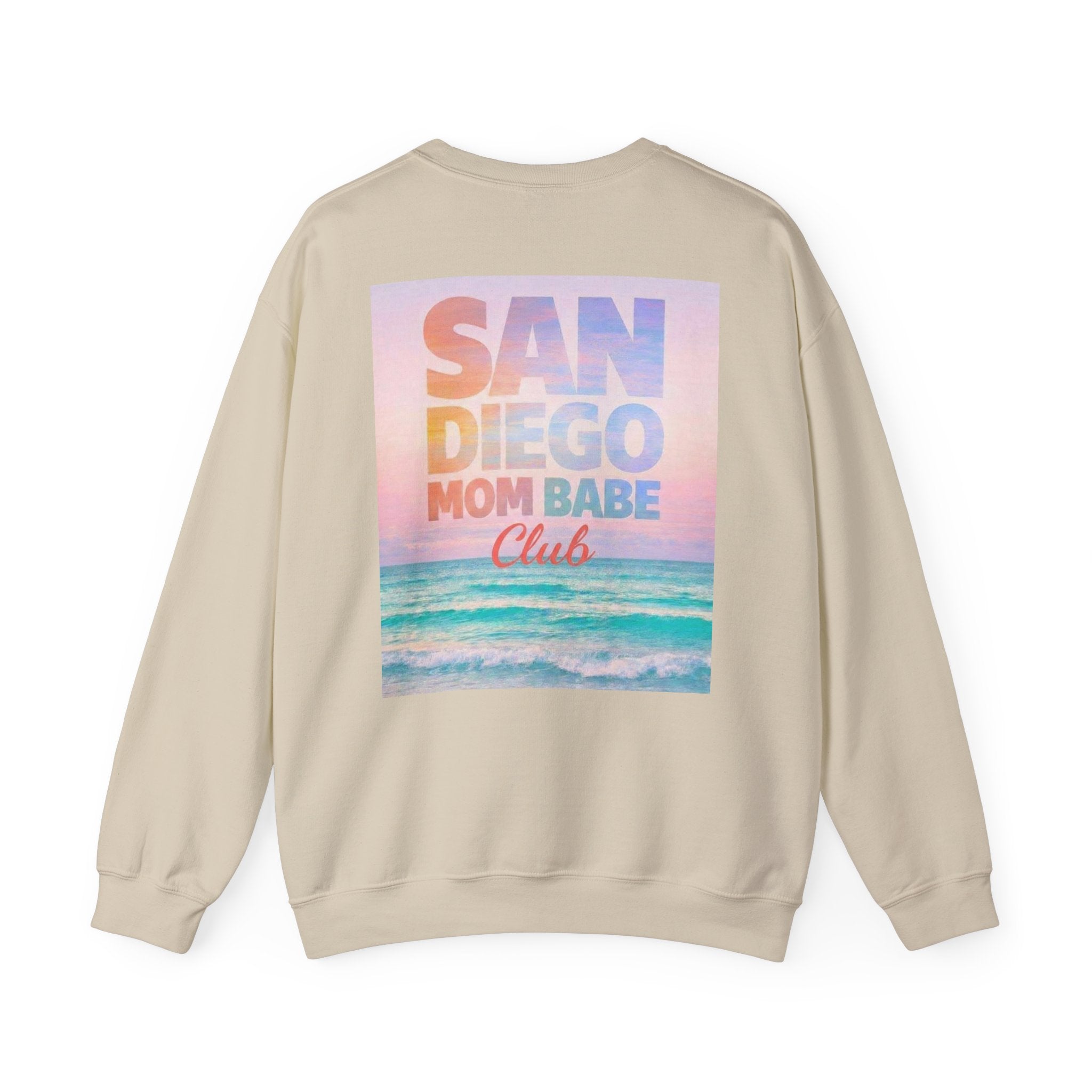 San Diego Mom Babe Club — Beach Graphic Sweatshirt