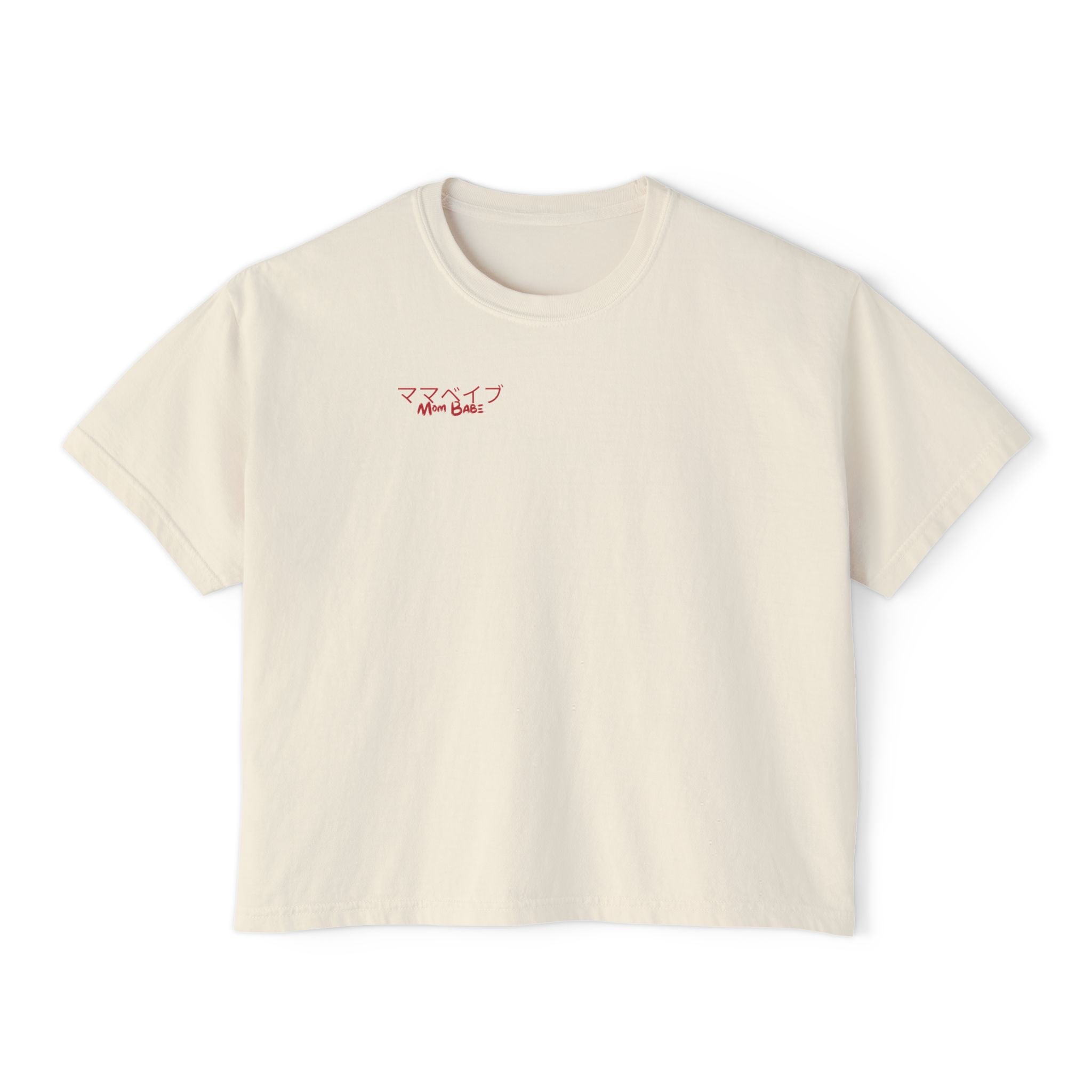 Mom Babe Cherry Blossom - Japanese Kanji Tee