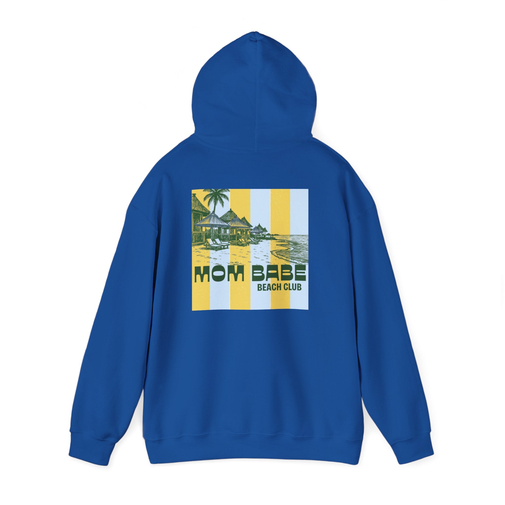 Mom Babe Beach Club — Graphic Hoodie