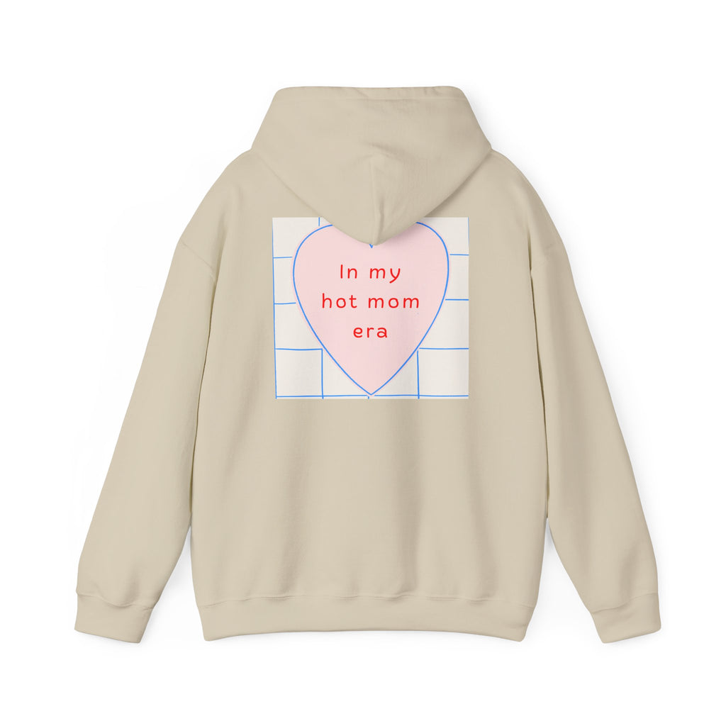 In My Hot Mom Era - Heart Graphic Hoodie
