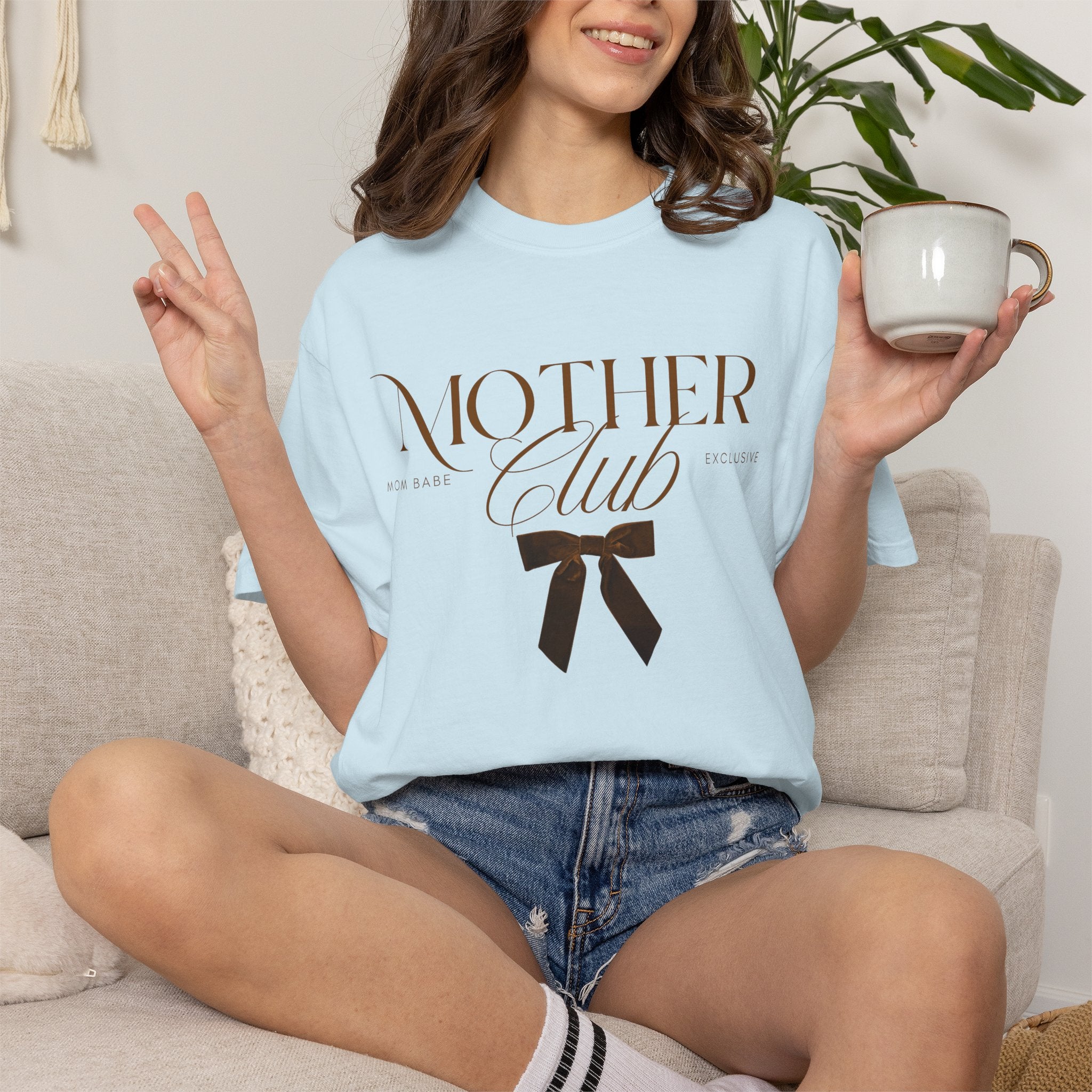 Mother Club Mom Babe Exclusive Tee - Mocha