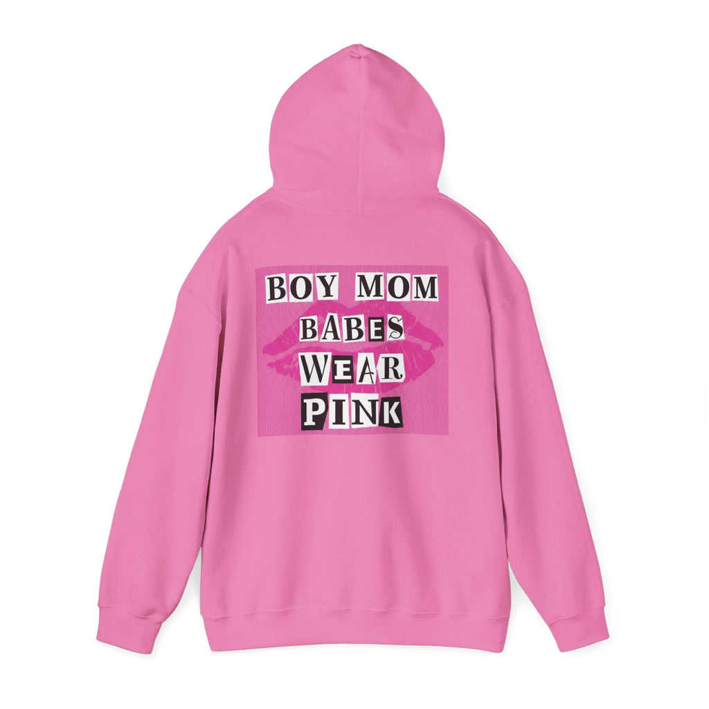 Boy Mom Babes Wear Pink - Graphic Hoodie