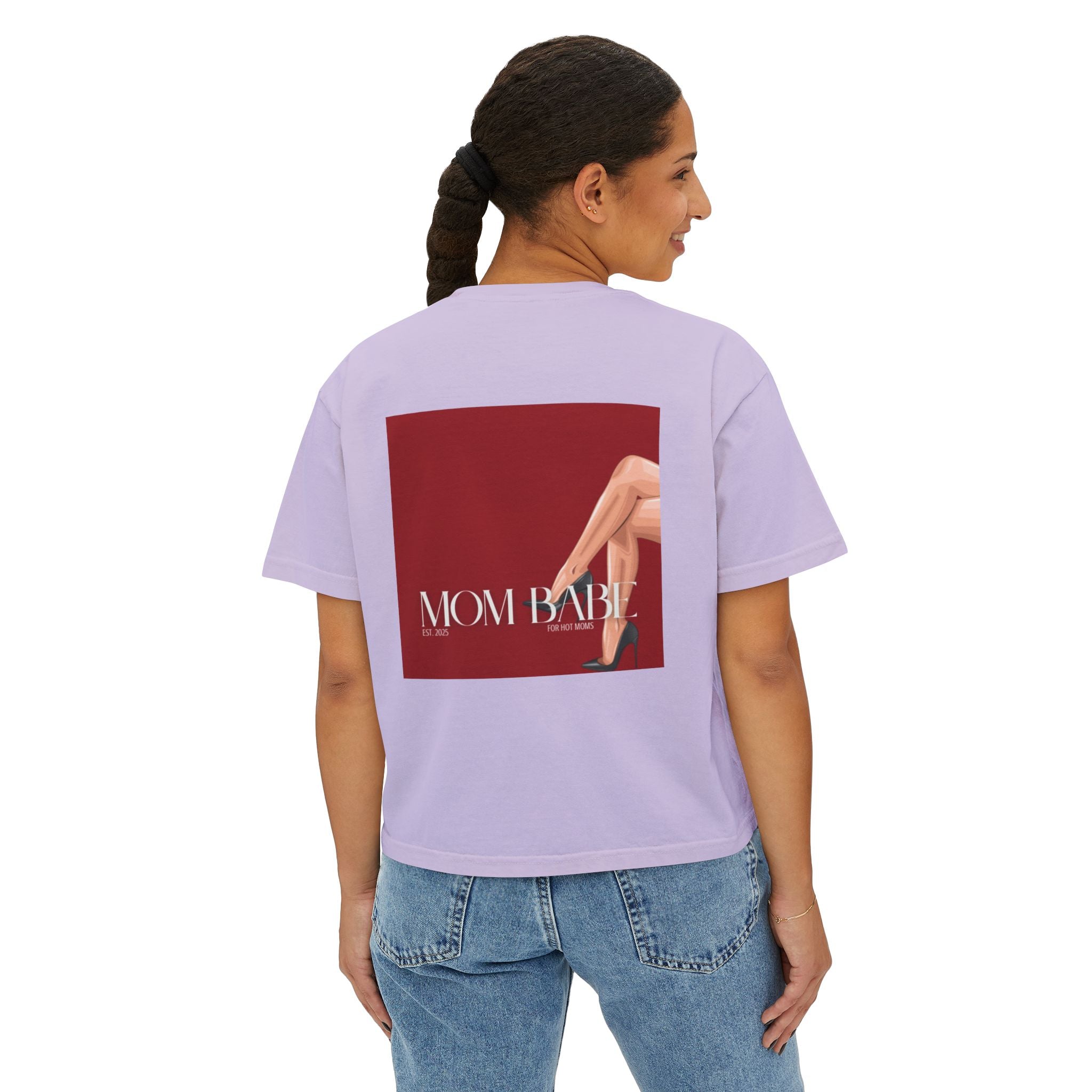 Mom Babe For Hot Moms - Black Heels Graphic Tee