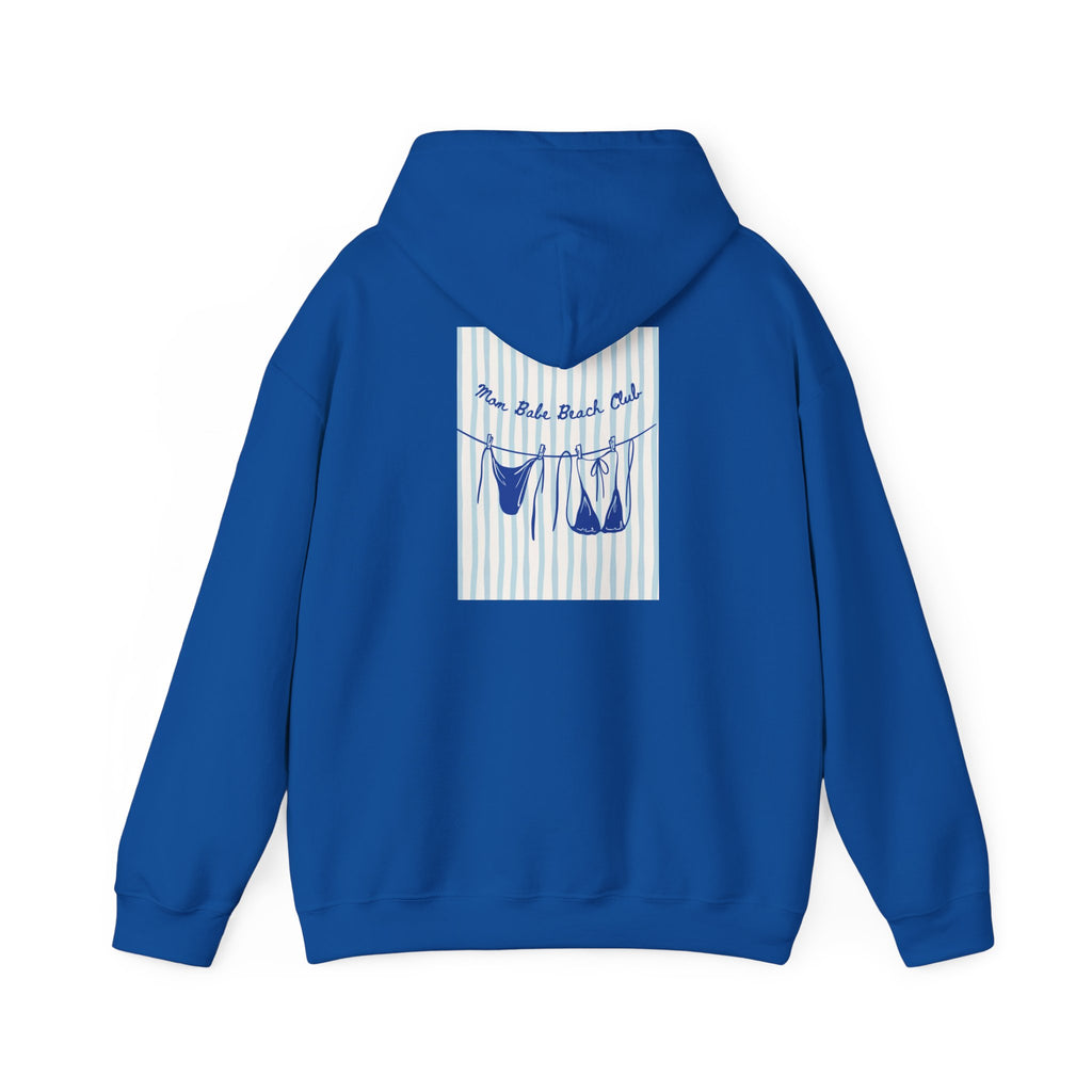 Mom Babe Beach Club - Bikini Graphic Hoodie