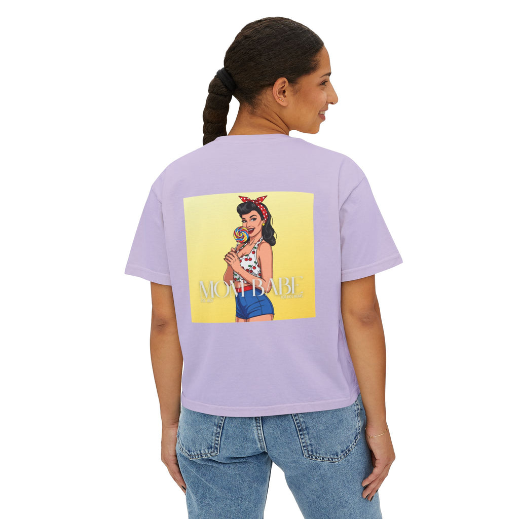 Mom Babe - For Hot Moms Pinup Graphic Tee