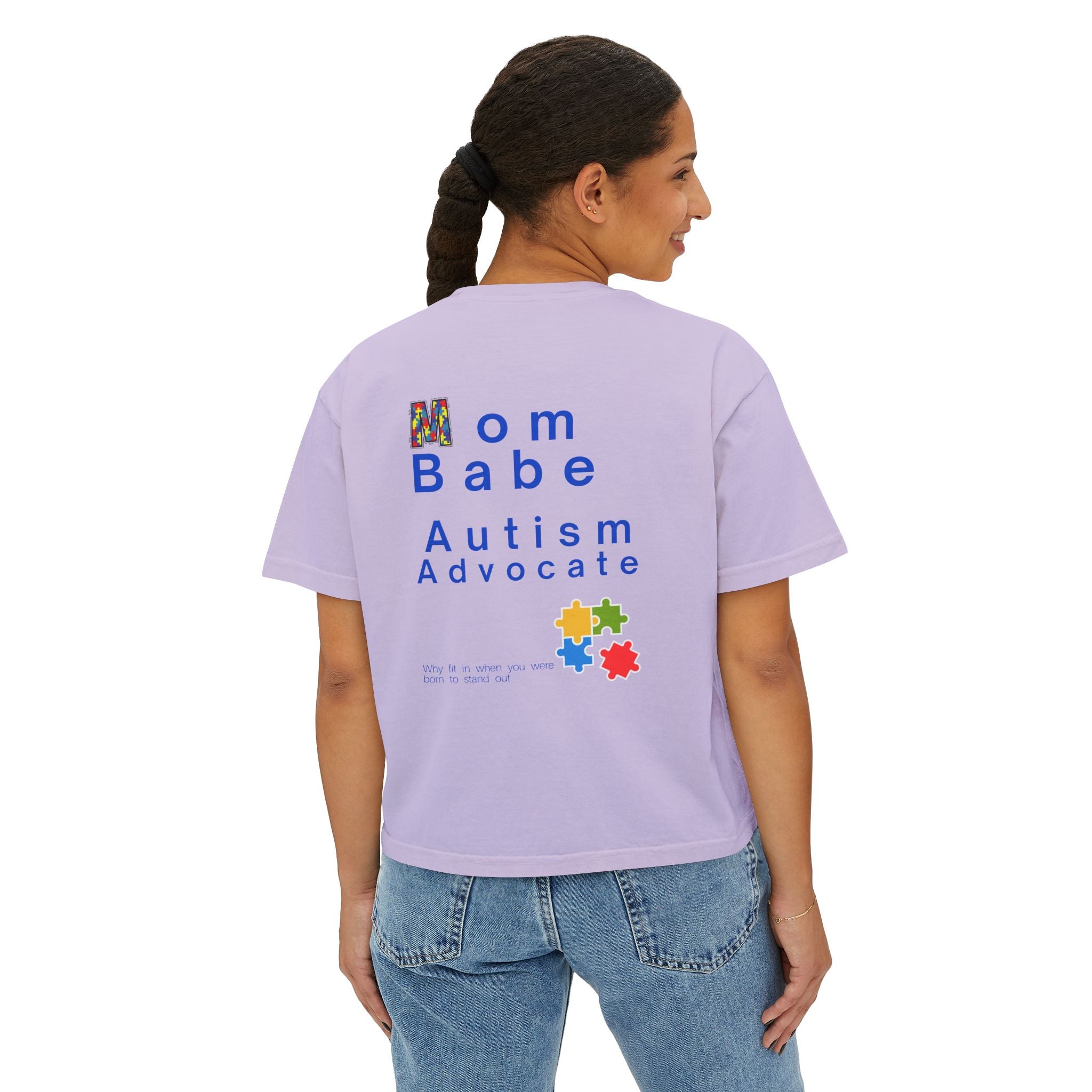Mom Babe Autism Advocate - Graphic Tee