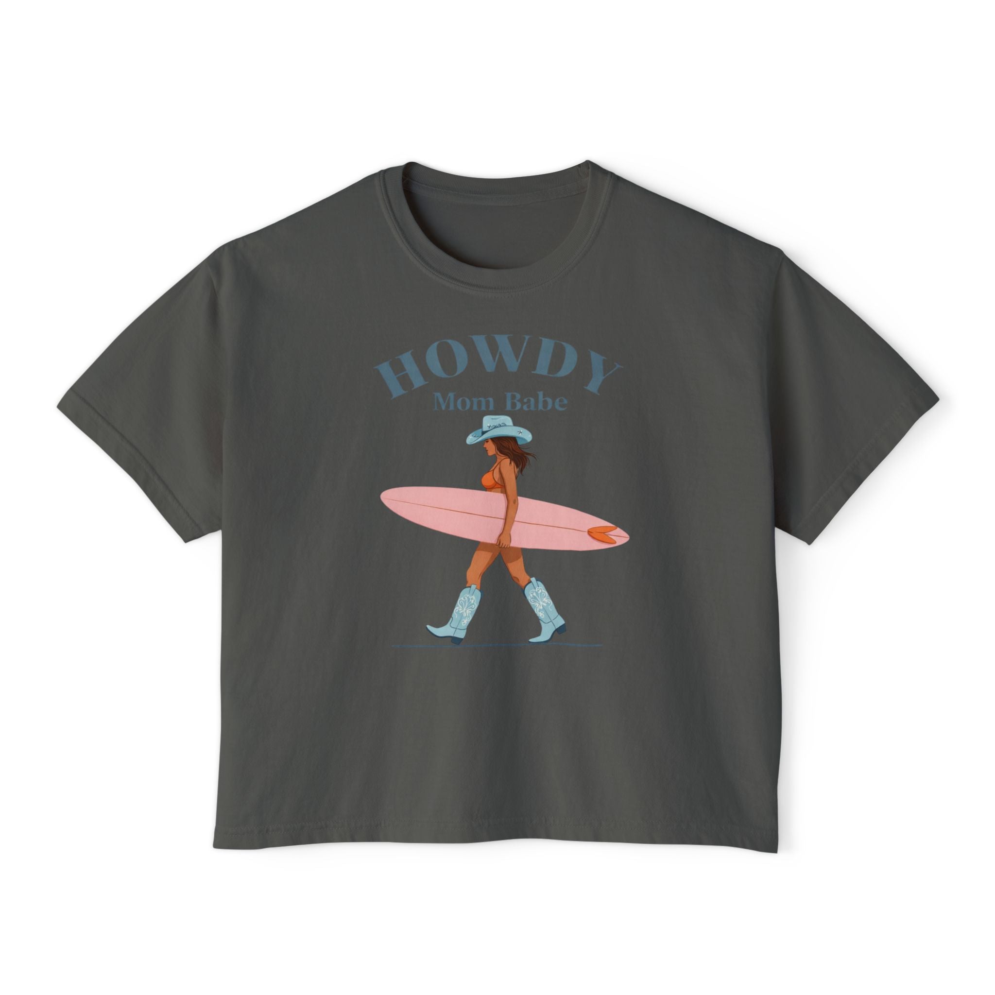 Howdy Mom Babe  — Surf Girl Graphic Tee