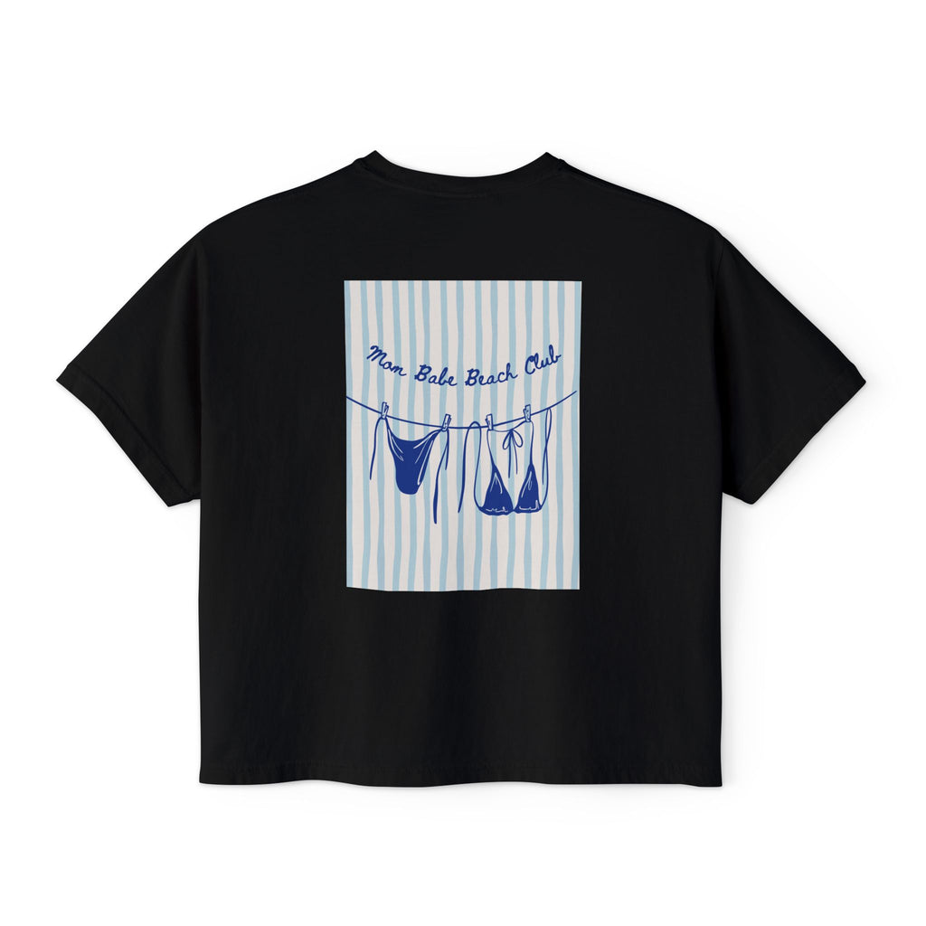 Mom Babe Beach Club - Bikini Graphic Tee