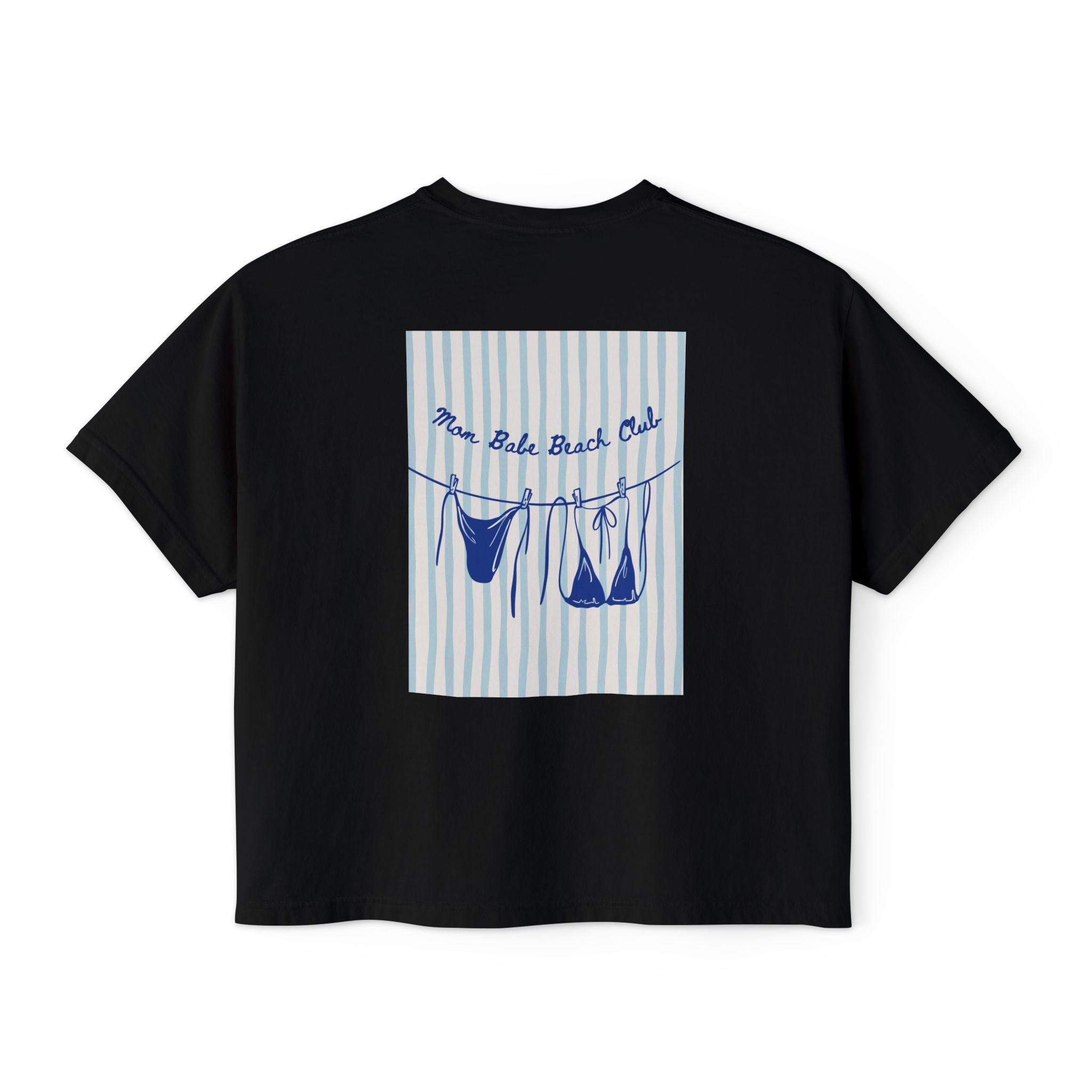 Mom Babe Beach Club - Bikini Graphic Tee