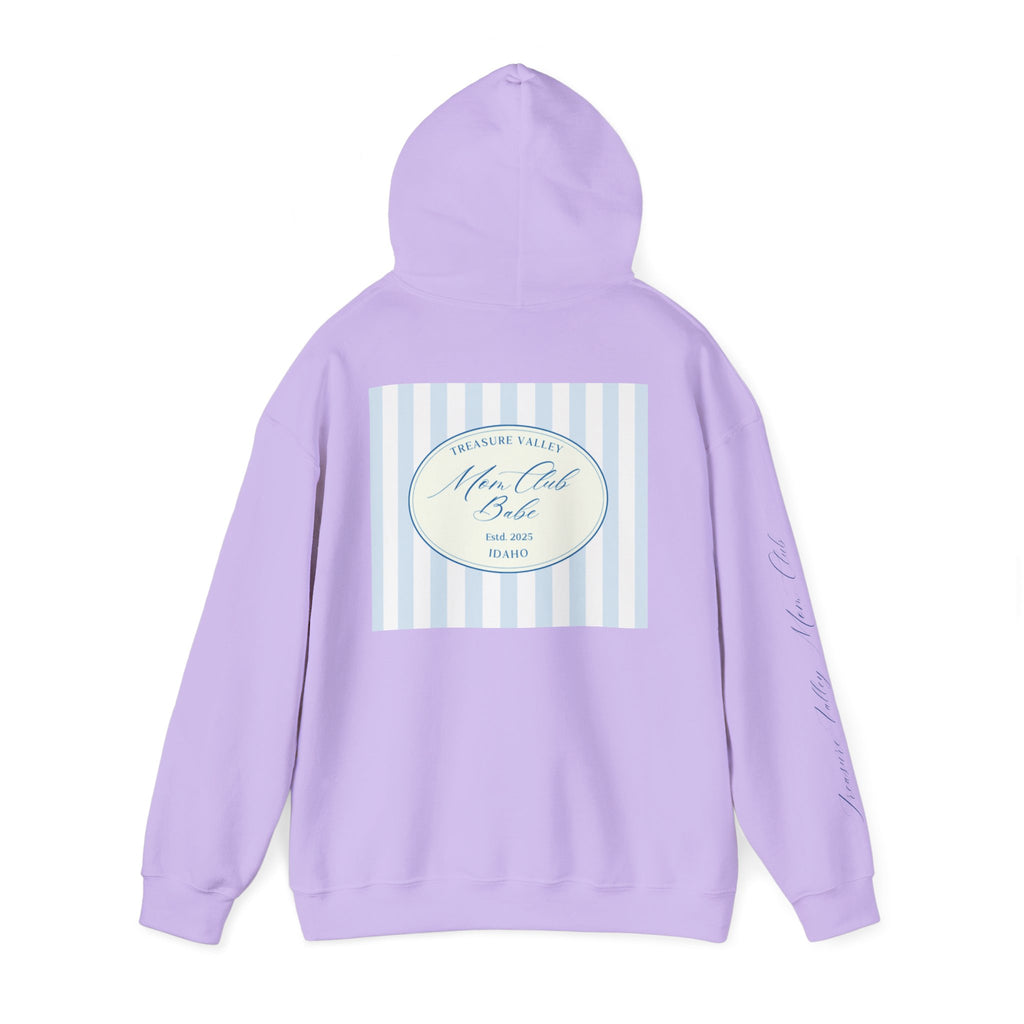 Treasure Valley Mom Club - Striped Graphic Hoodie