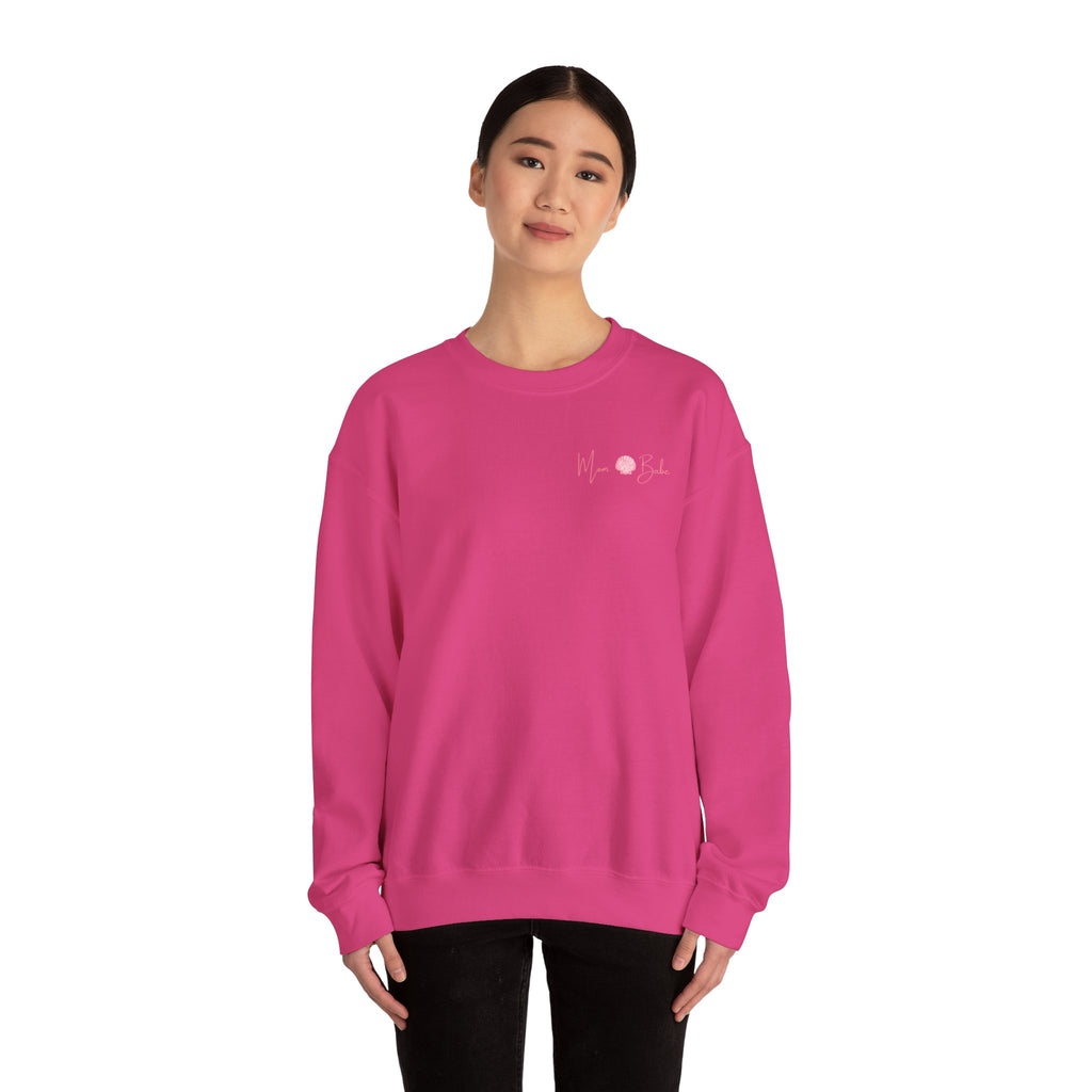 Beach Mom Babe - Pastel Shell Graphic Sweatshirt