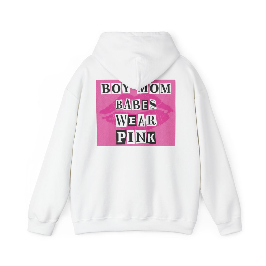 Boy Mom Babes Wear Pink - Graphic Hoodie