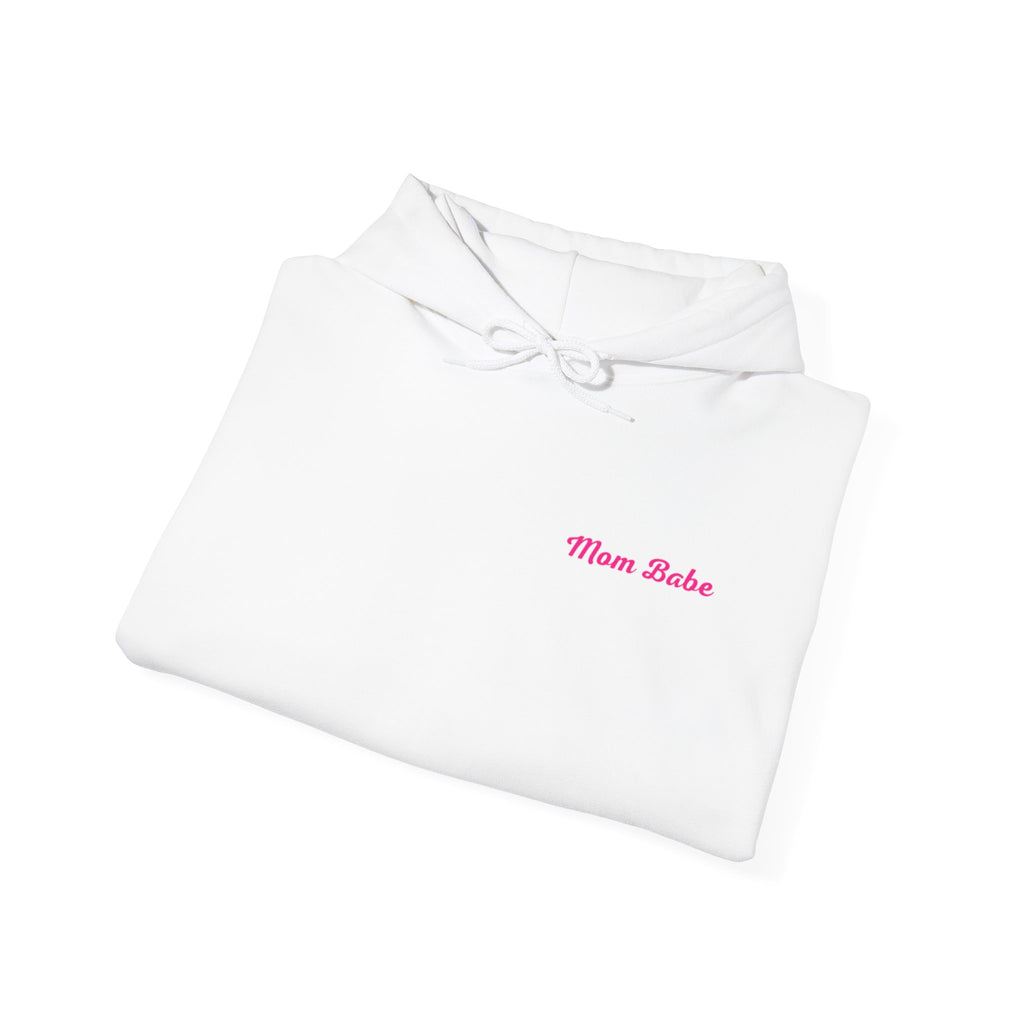 Mom Babe For Hot Moms — Pink Heart Drip Graphic Hoodie