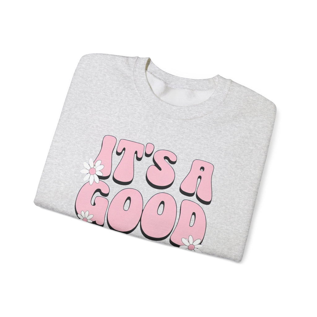It's A Good Day To Be A Mom Babe - Floral Graphic Sweatshirt