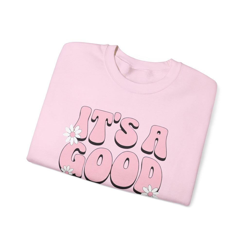 It's A Good Day To Be A Mom Babe - Floral Graphic Sweatshirt