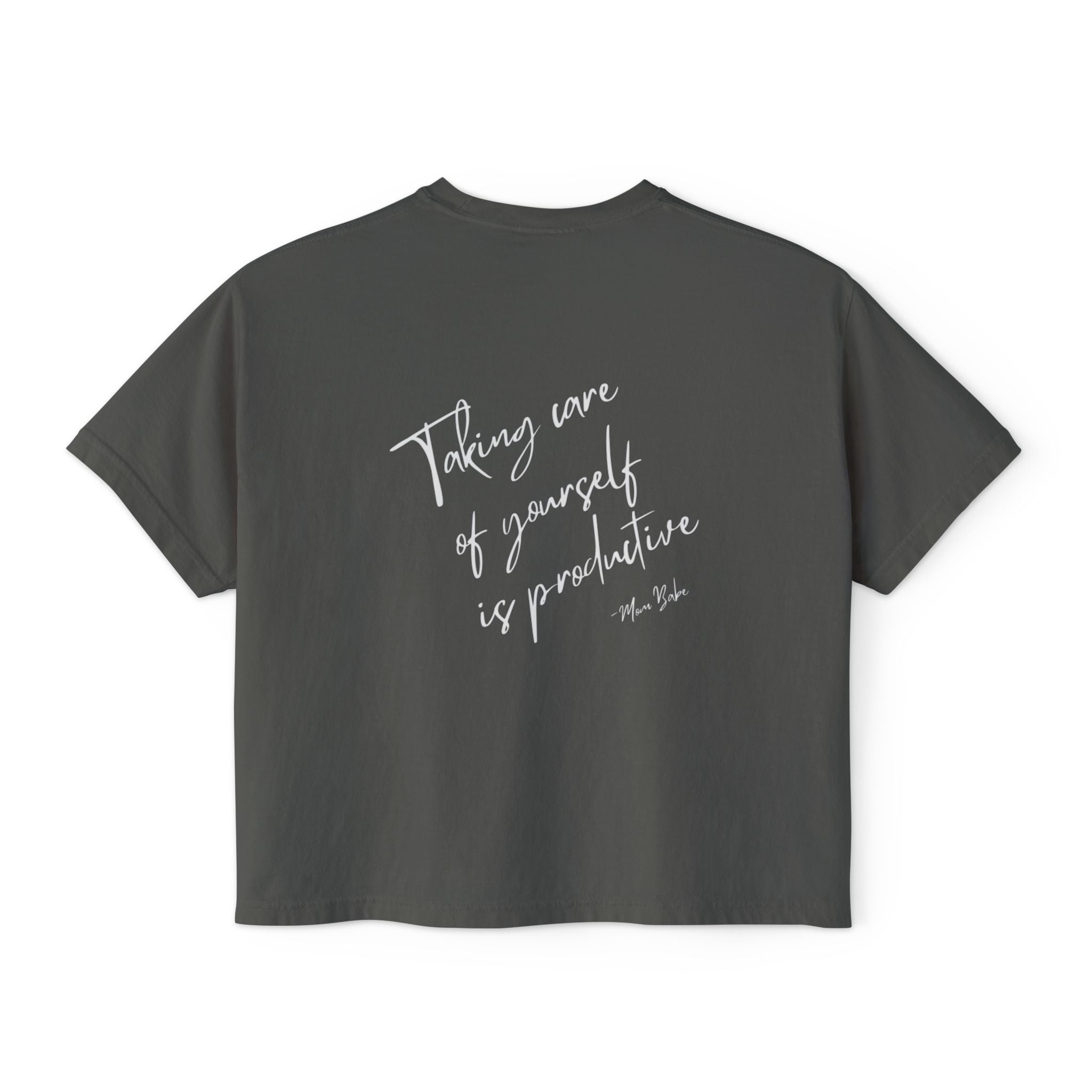 Taking Care  Of Yourself Is Productive - Script Graphic Tee