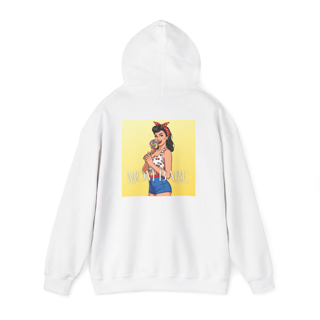 Mom Babe - For Hot Moms Pinup Graphic Hoodie