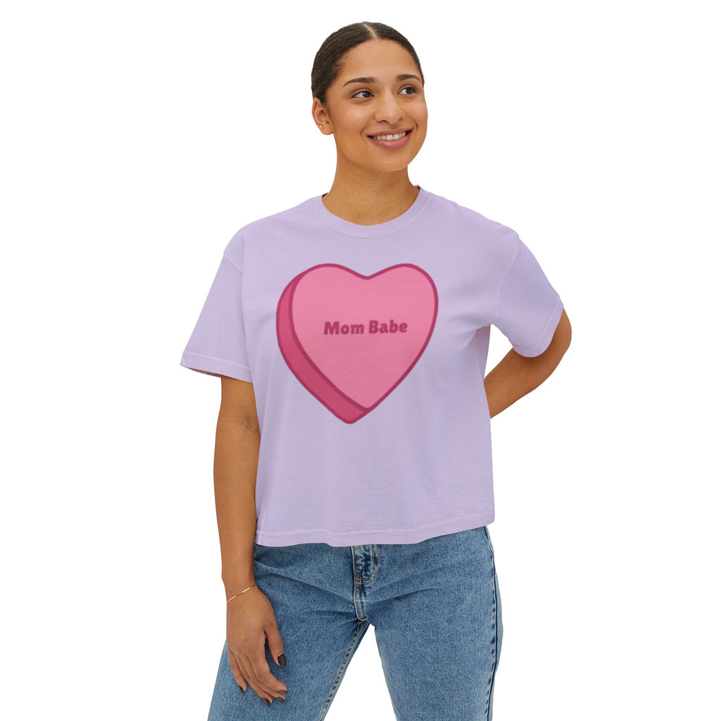 Mom Babe Be Mine - Conversation Hearts Graphic Tee