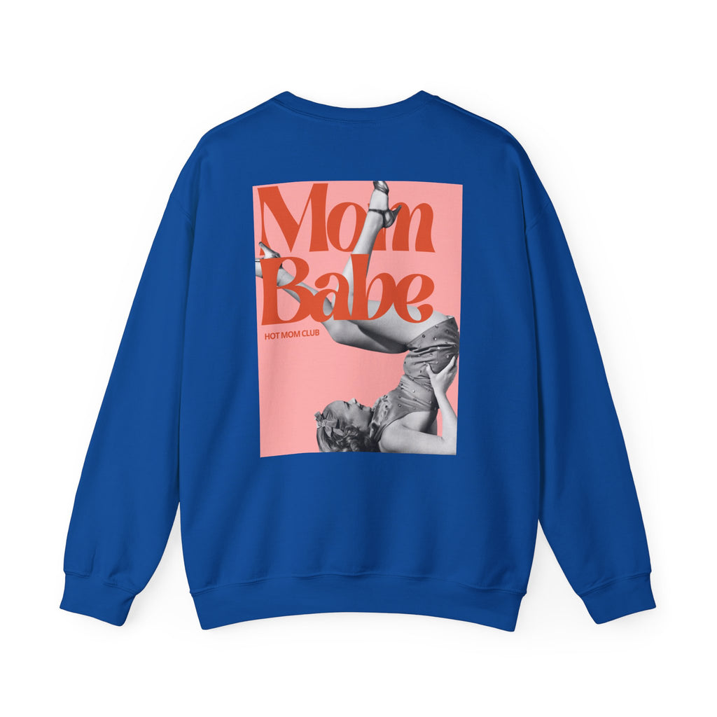 Mom Babe Hot Mom Club - Vintage Graphic Sweatshirt