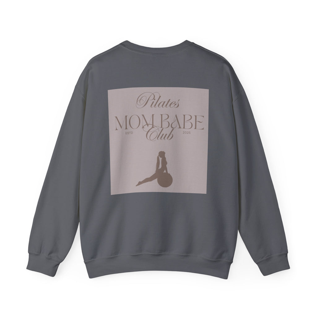 Pilates Mom Babe Club — Workout Graphic Sweatshirt