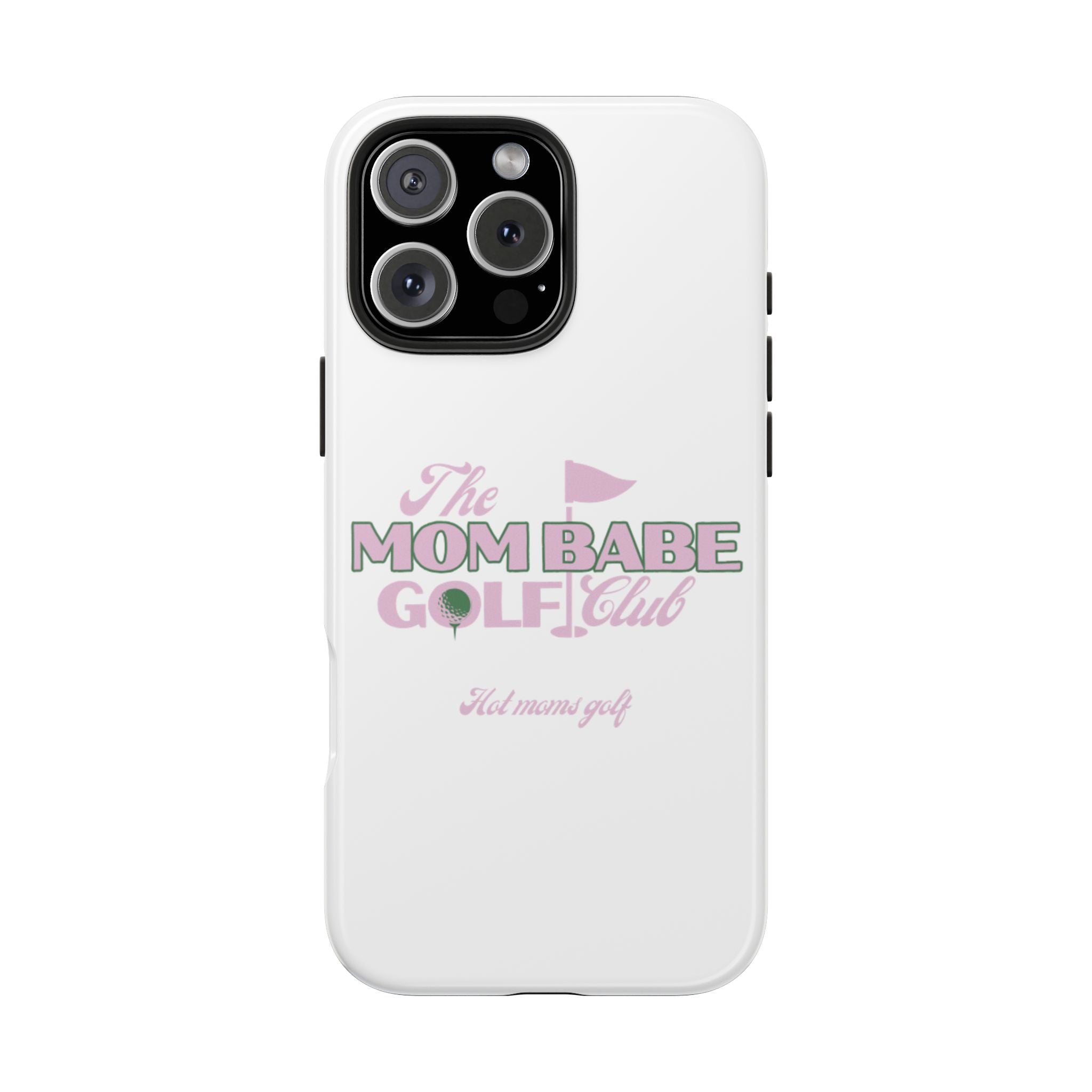 The Mom Babe Golf Club - Pink Vintage Golf Tough Phone Case