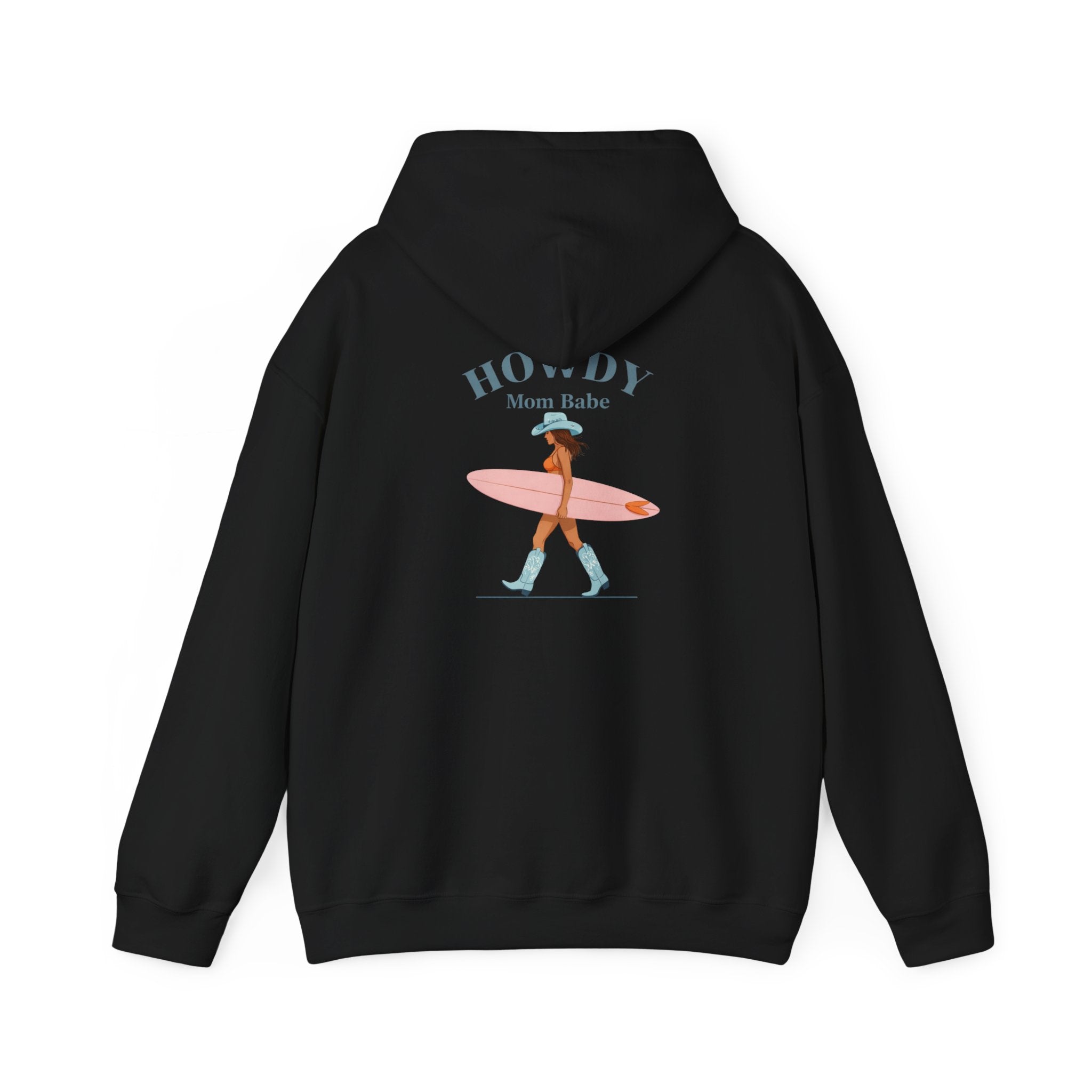 Howdy Mom Babe — Surf Girl Graphic Hoodie