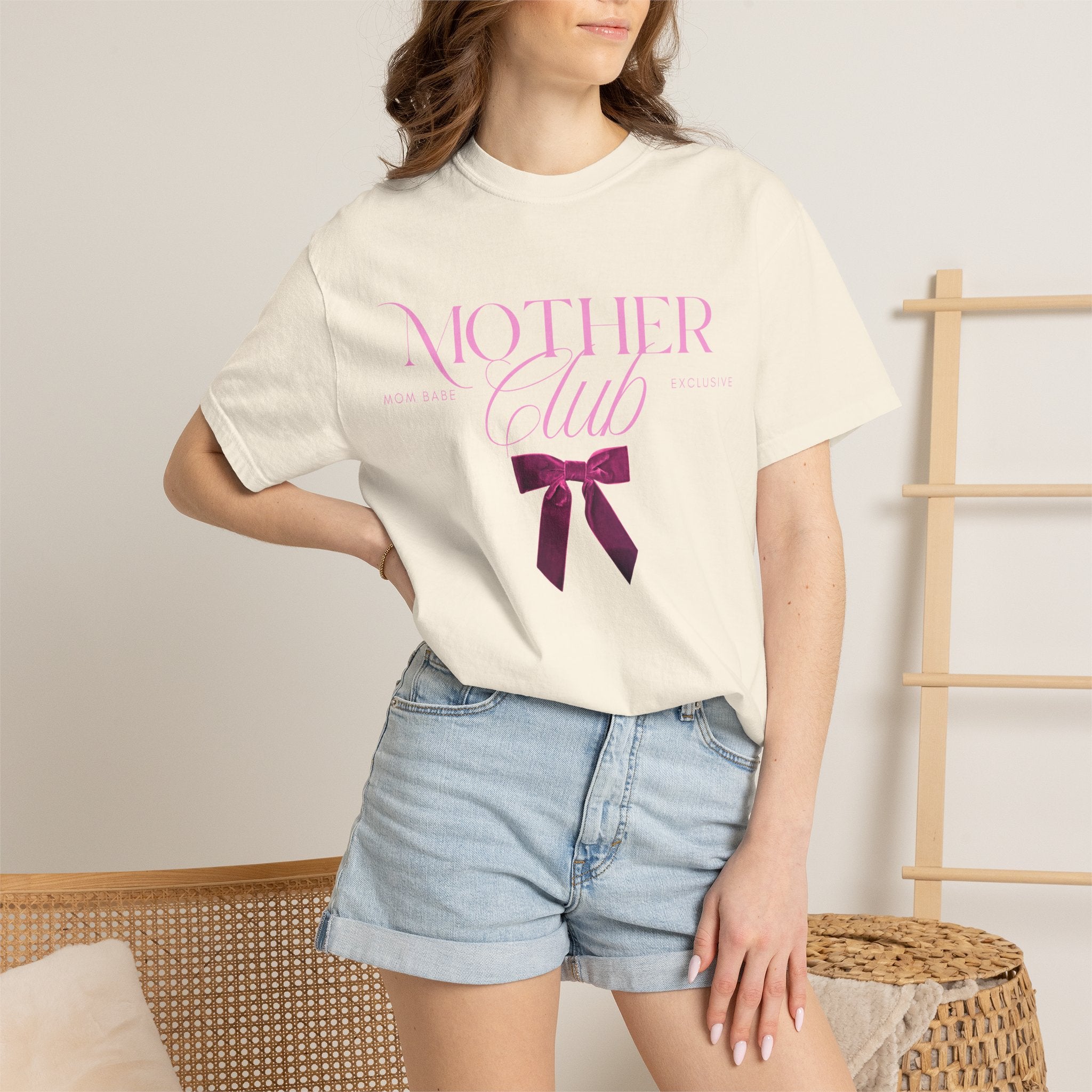 Mother Club Mom Babe Exclusive Tee - Petal