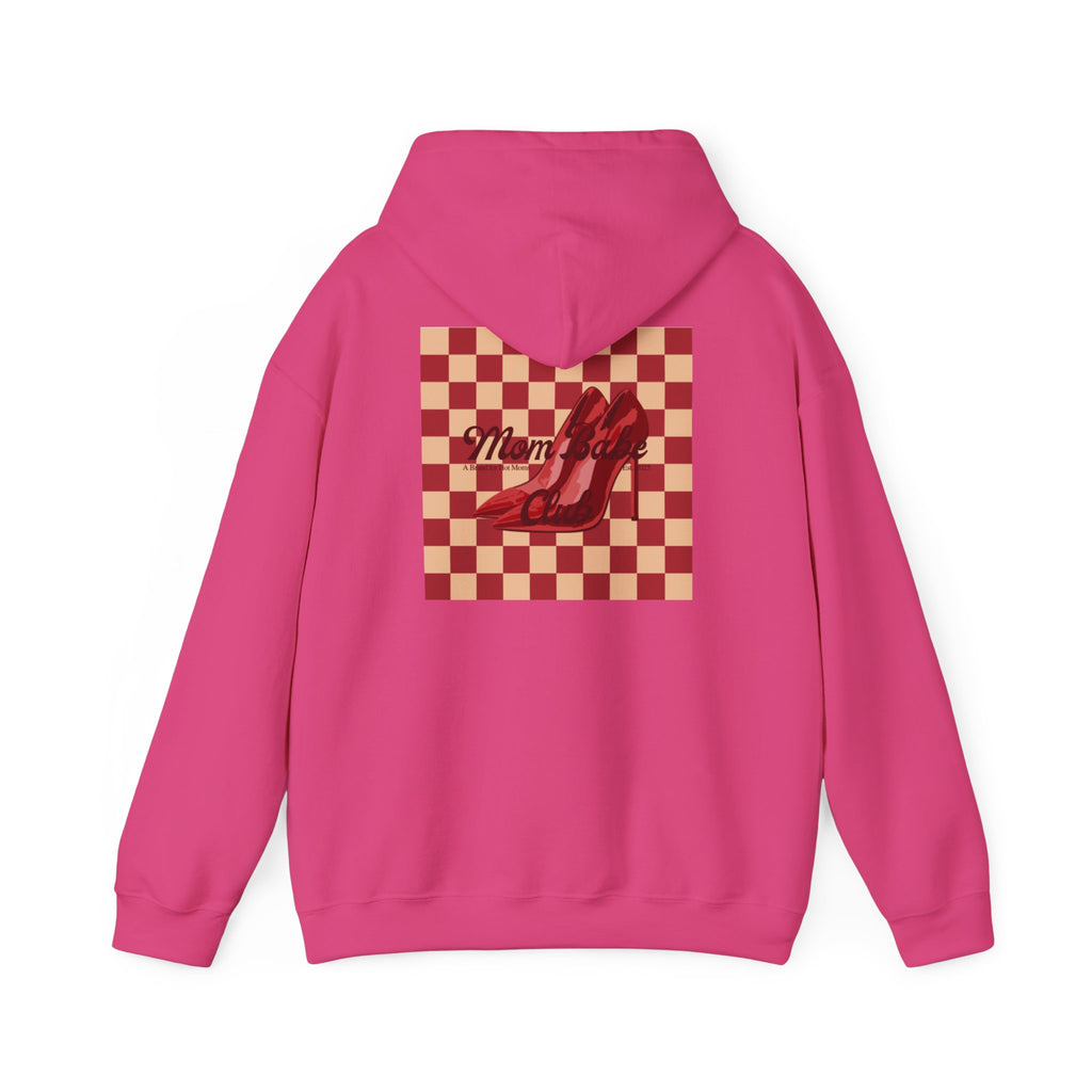 Mom Babe Club - For Hot Moms Heel Graphic Hoodie