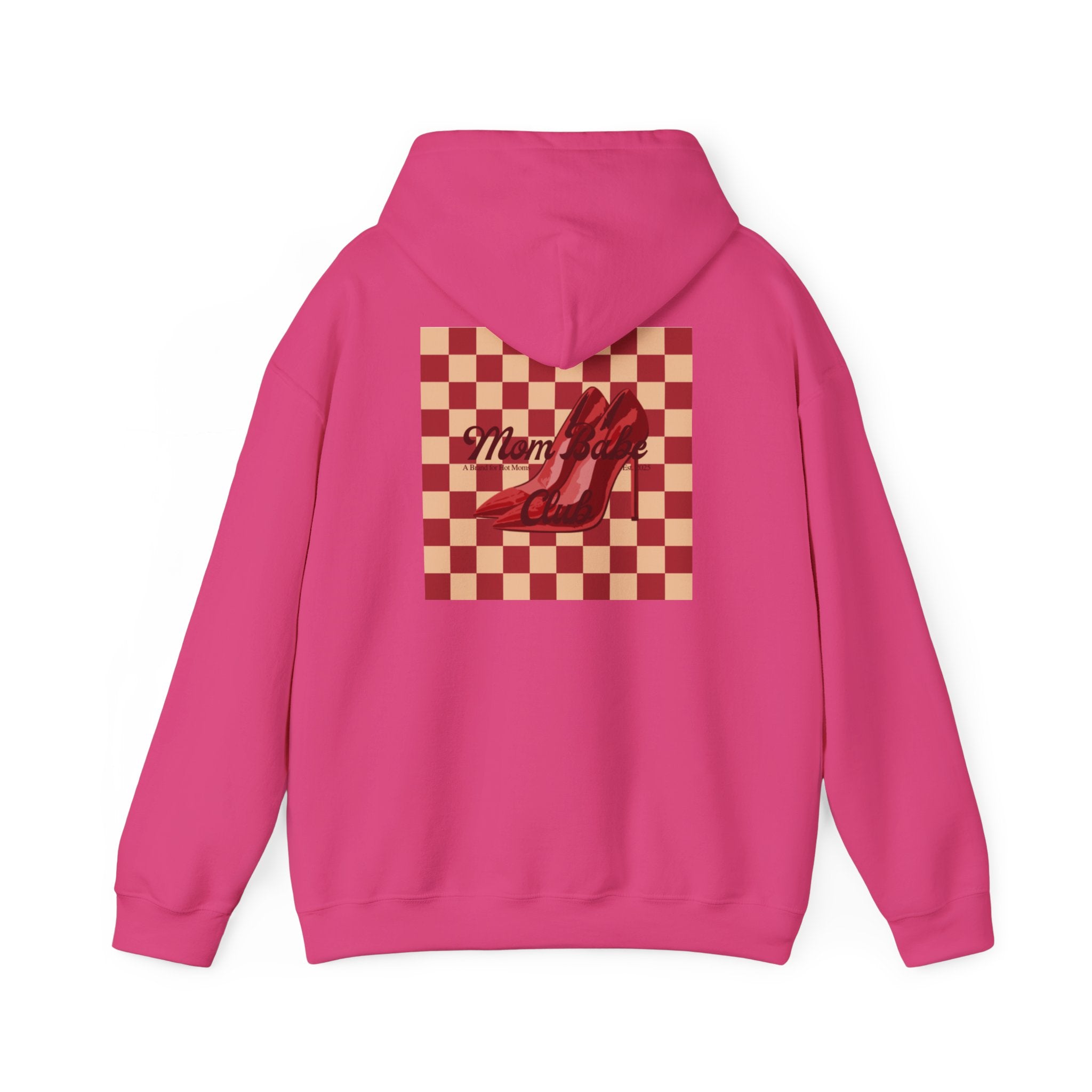 Mom Babe Club - For Hot Moms Heel Graphic Hoodie