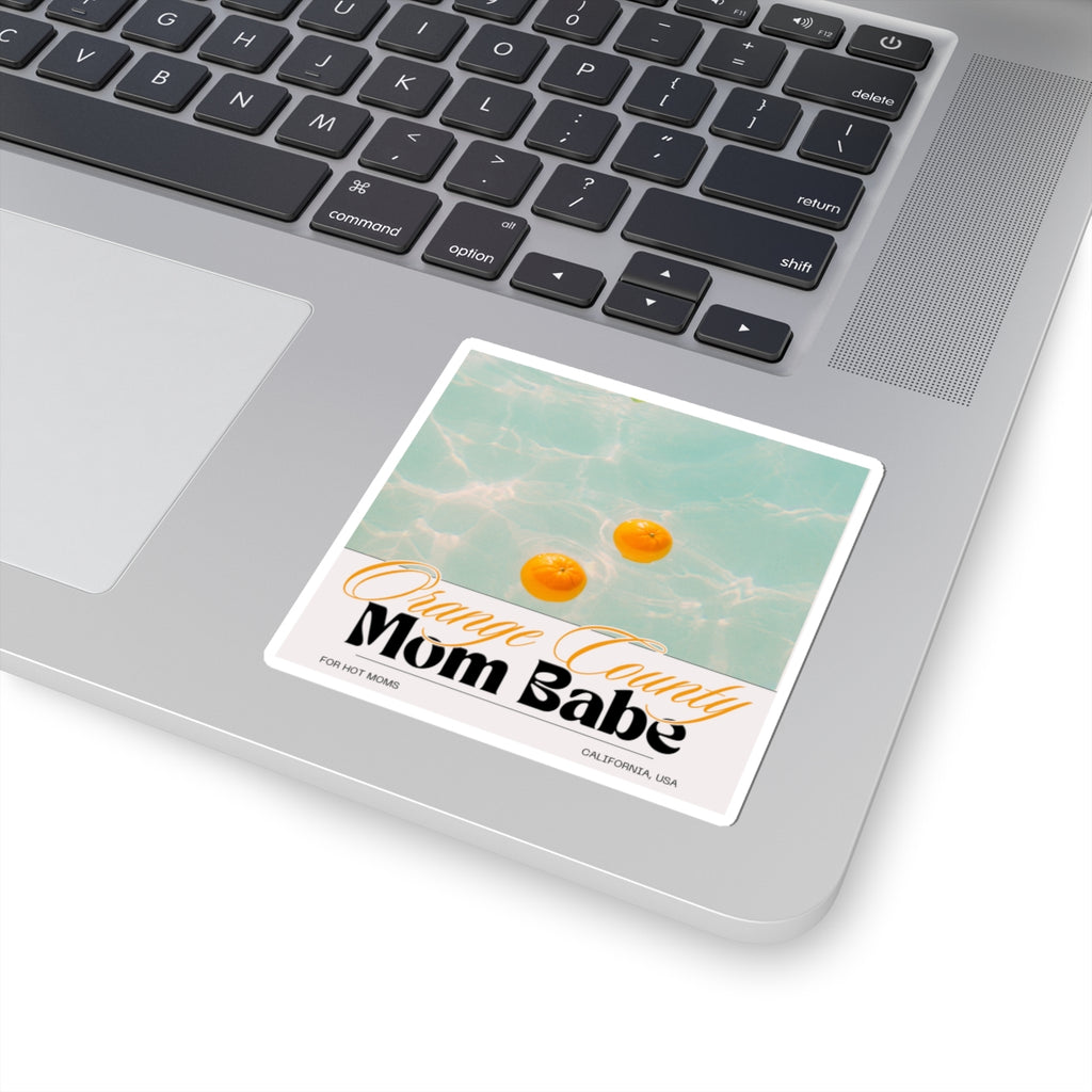 Orange County Mom Babe - Cut Sticker